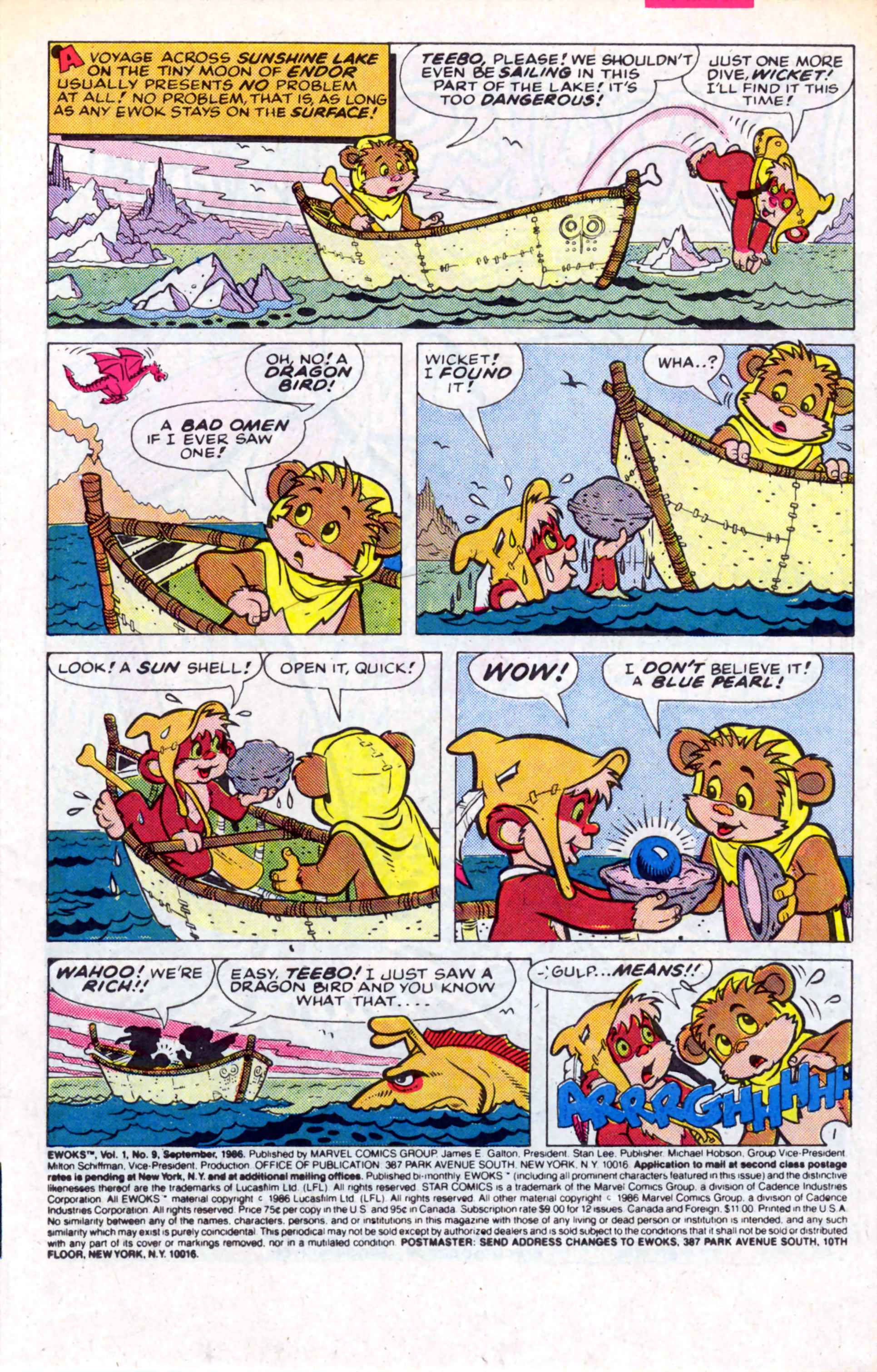 Read online Ewoks (1987) comic -  Issue #9 - 2