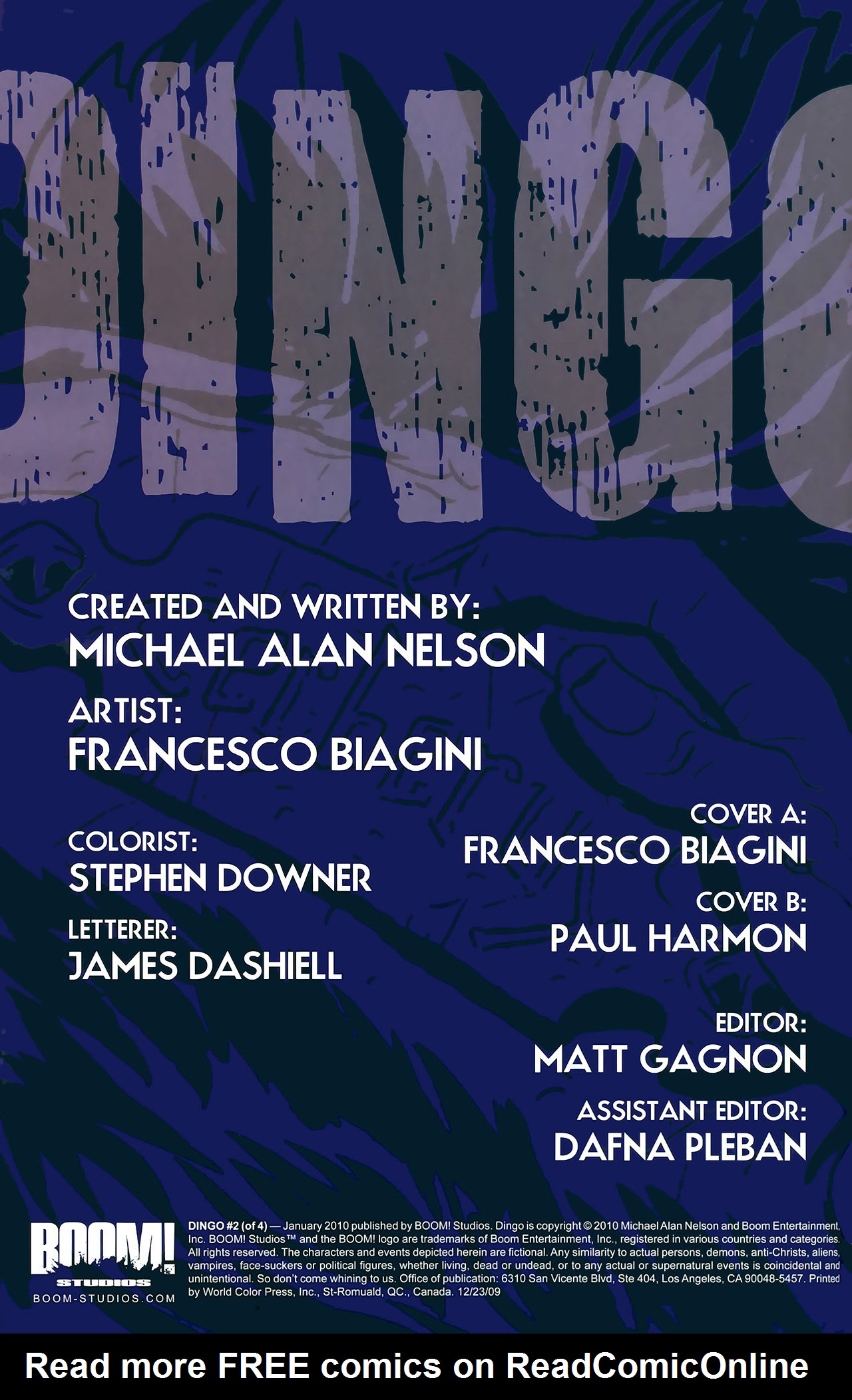 Read online Dingo comic -  Issue #2 - 2