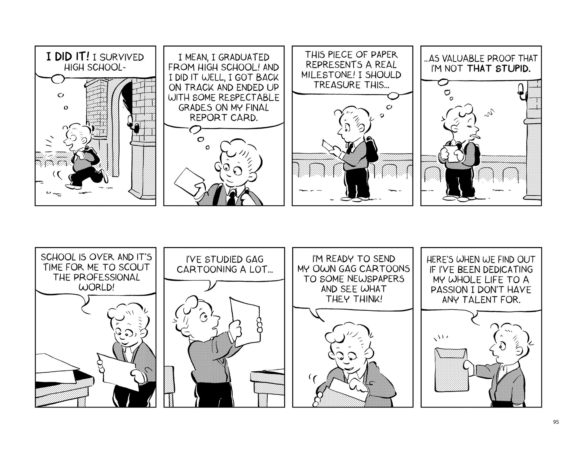 Read online Funny Things: A Comic Strip Biography of Charles M. Schulz comic -  Issue # TPB (Part 1) - 98