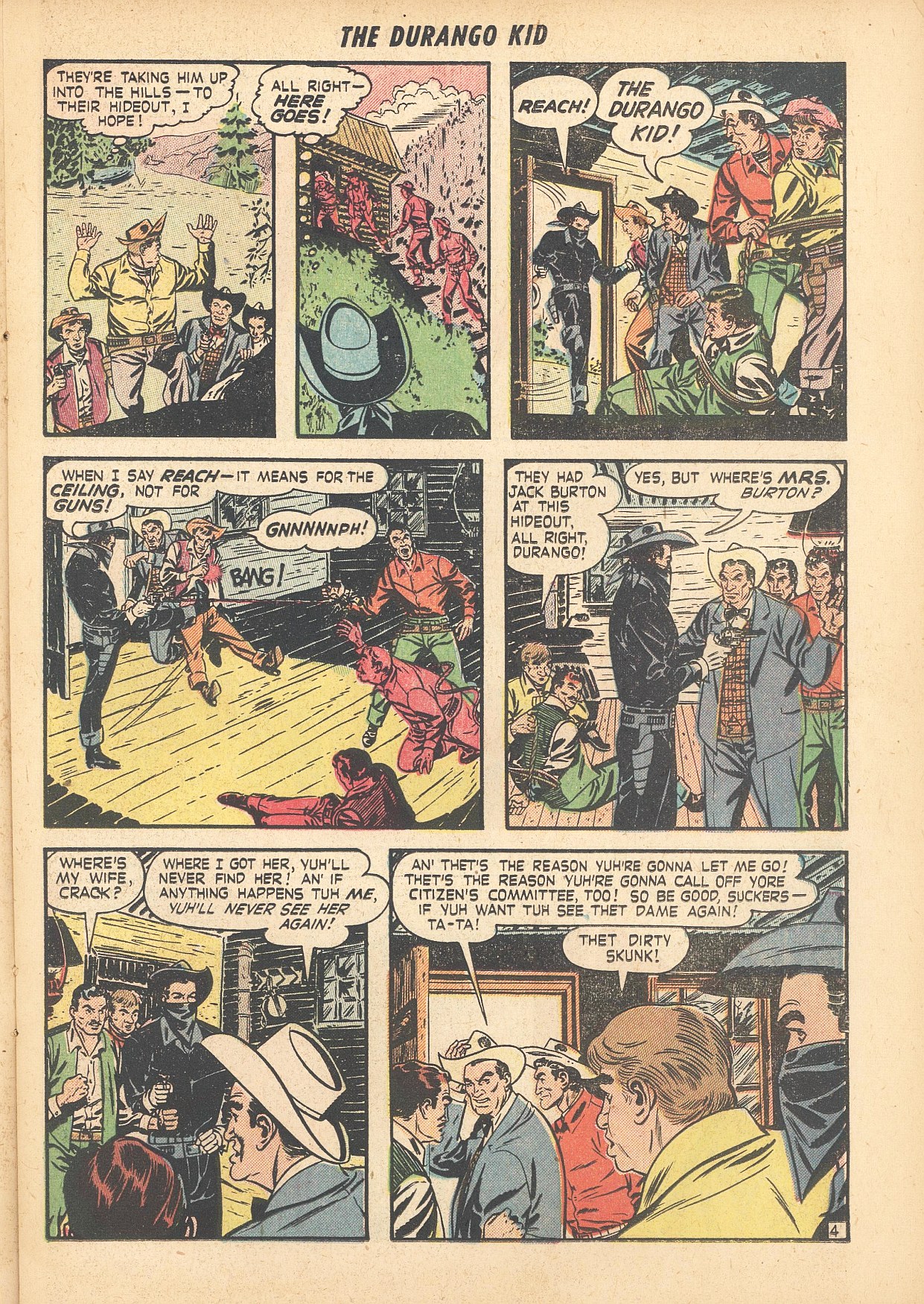 Read online Charles Starrett as The Durango Kid comic -  Issue #10 - 15