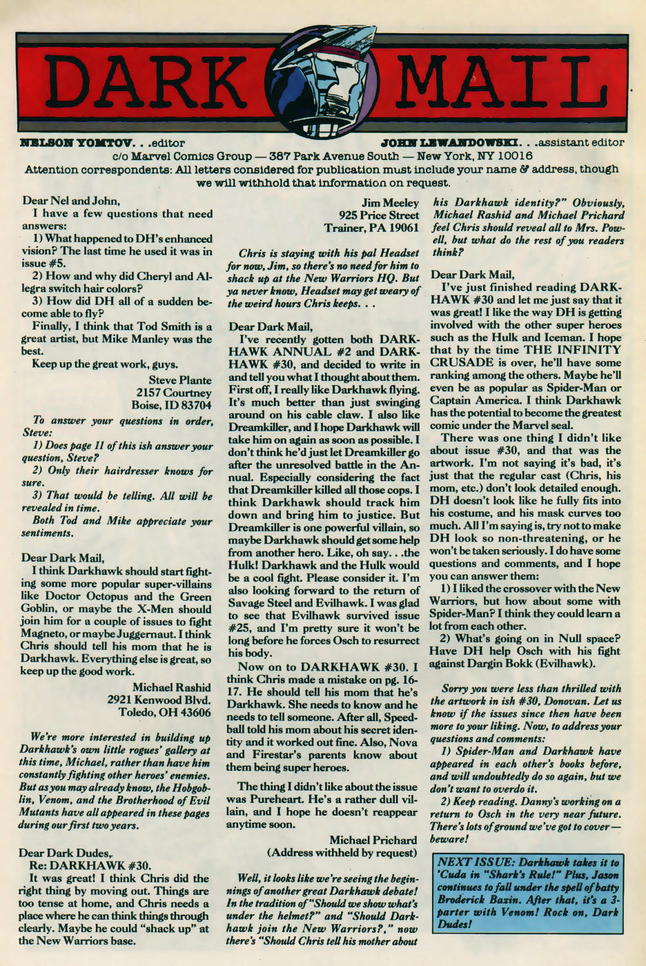 Read online Darkhawk (1991) comic -  Issue #33 - 24