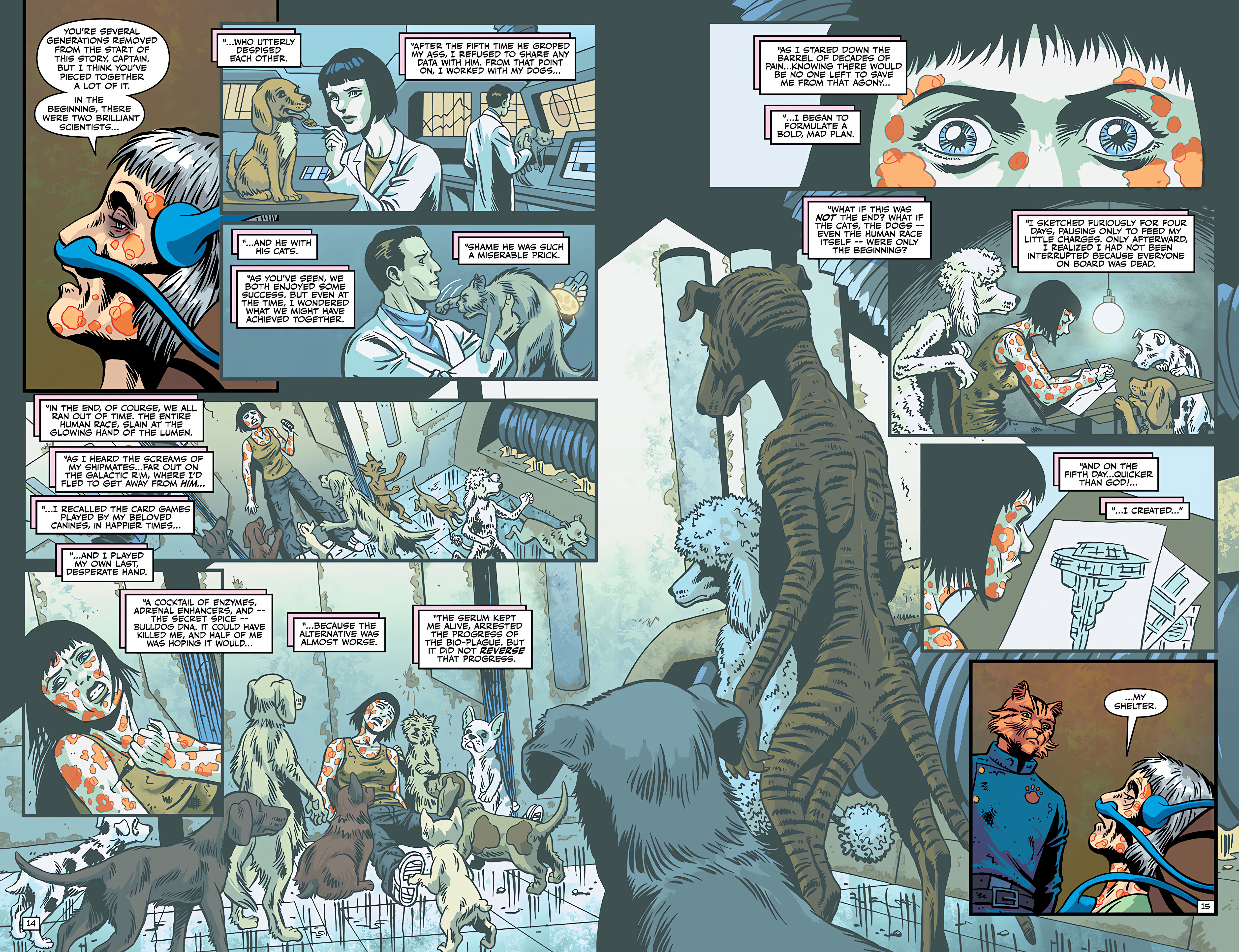 Read online Captain Ginger: The Last Feeder comic -  Issue #1 - 16