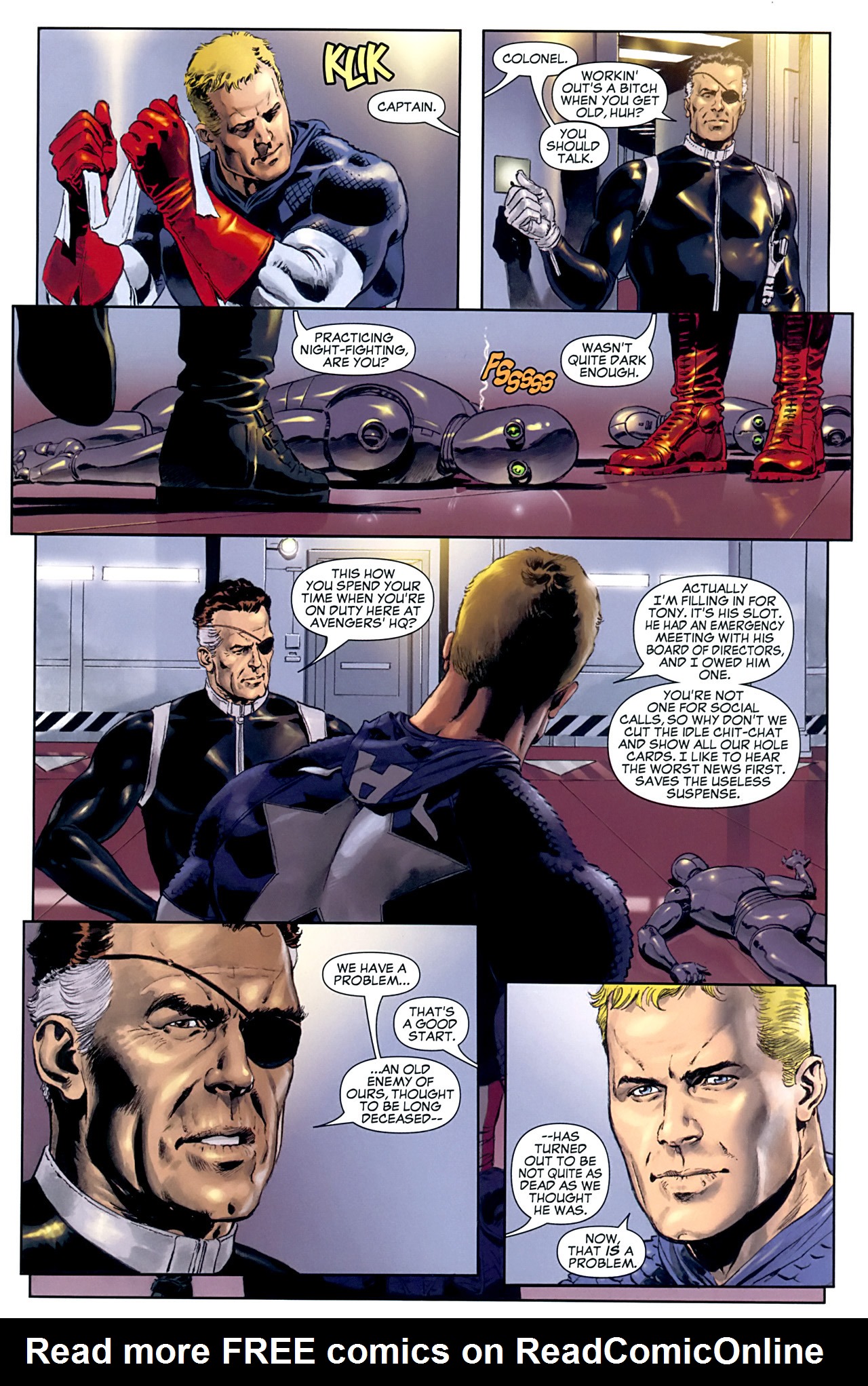 Read online Daredevil & Captain America: Dead On Arrival comic -  Issue # Full - 9