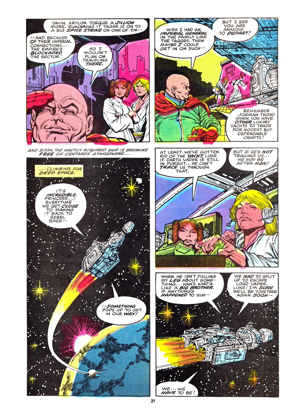 Read online Return of the Jedi comic -  Issue #46 - 21
