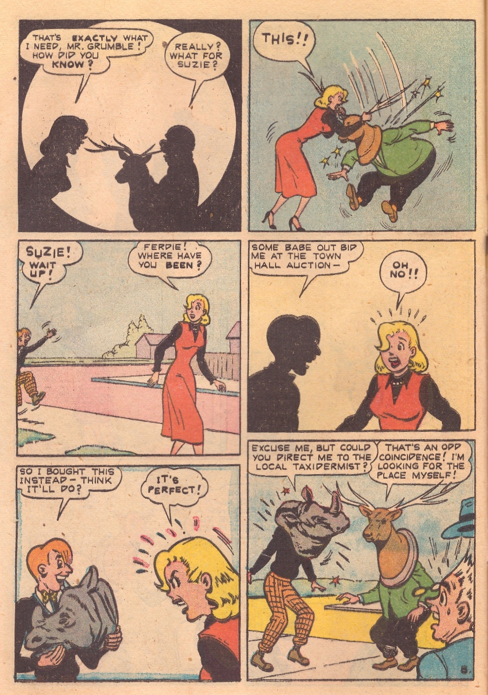 Read online Suzie Comics comic -  Issue #70 - 11