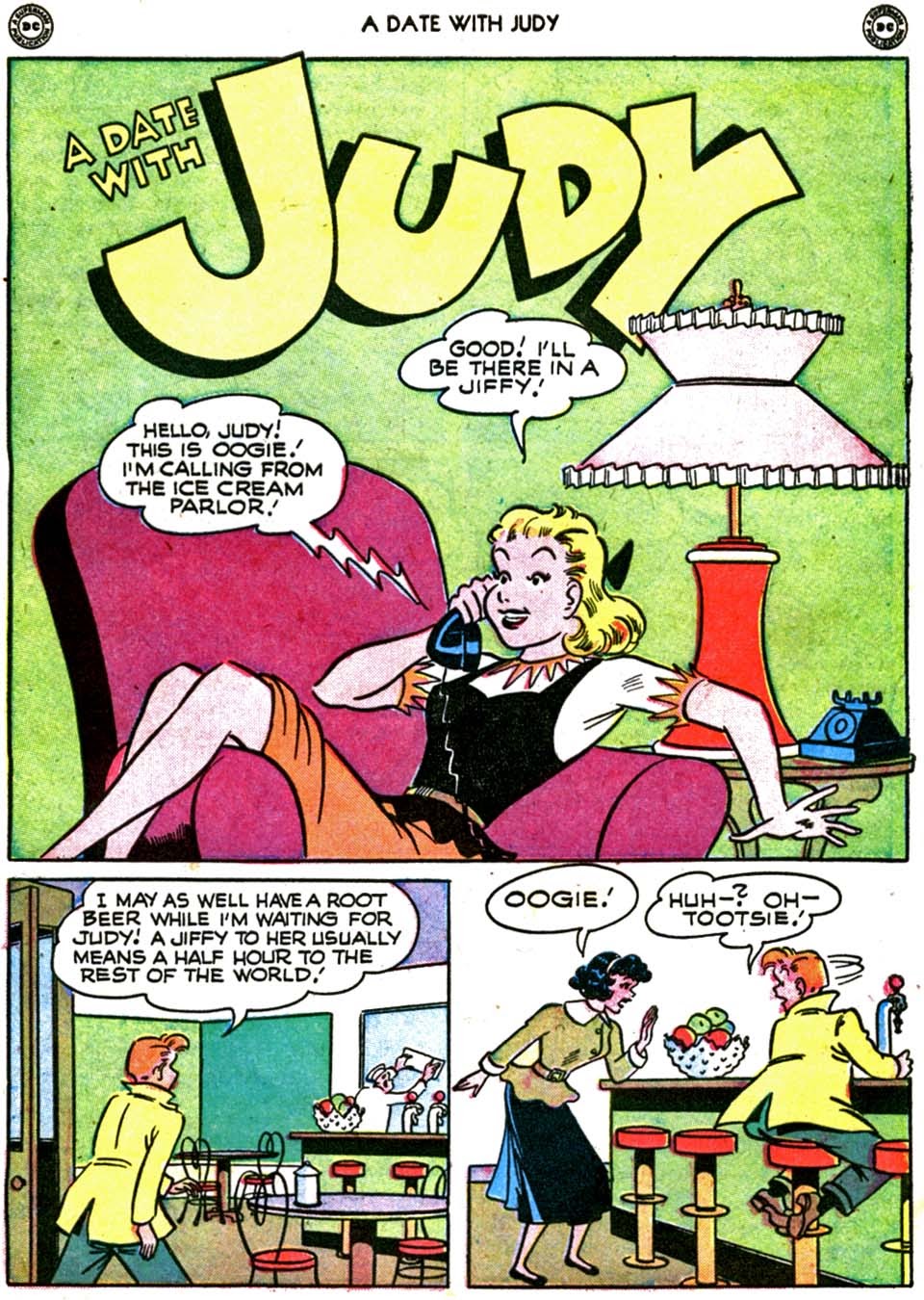 Read online A Date with Judy comic -  Issue #10 - 45