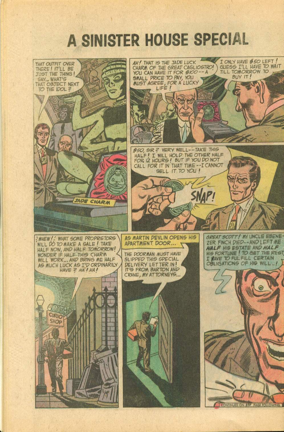 Read online Secrets of Sinister House comic -  Issue #18 - 19