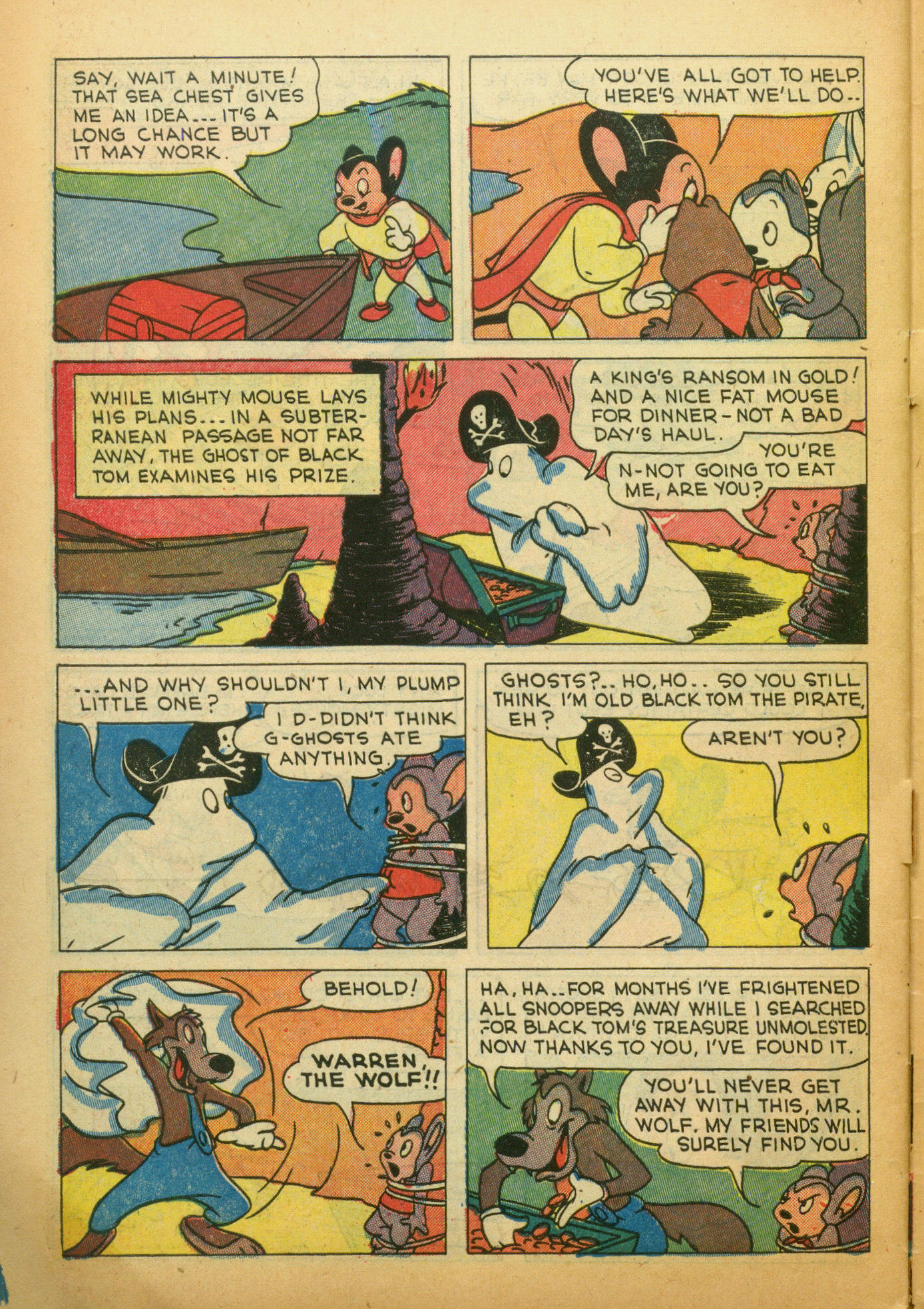 Read online Paul Terry's Mighty Mouse Comics comic -  Issue #39 - 62