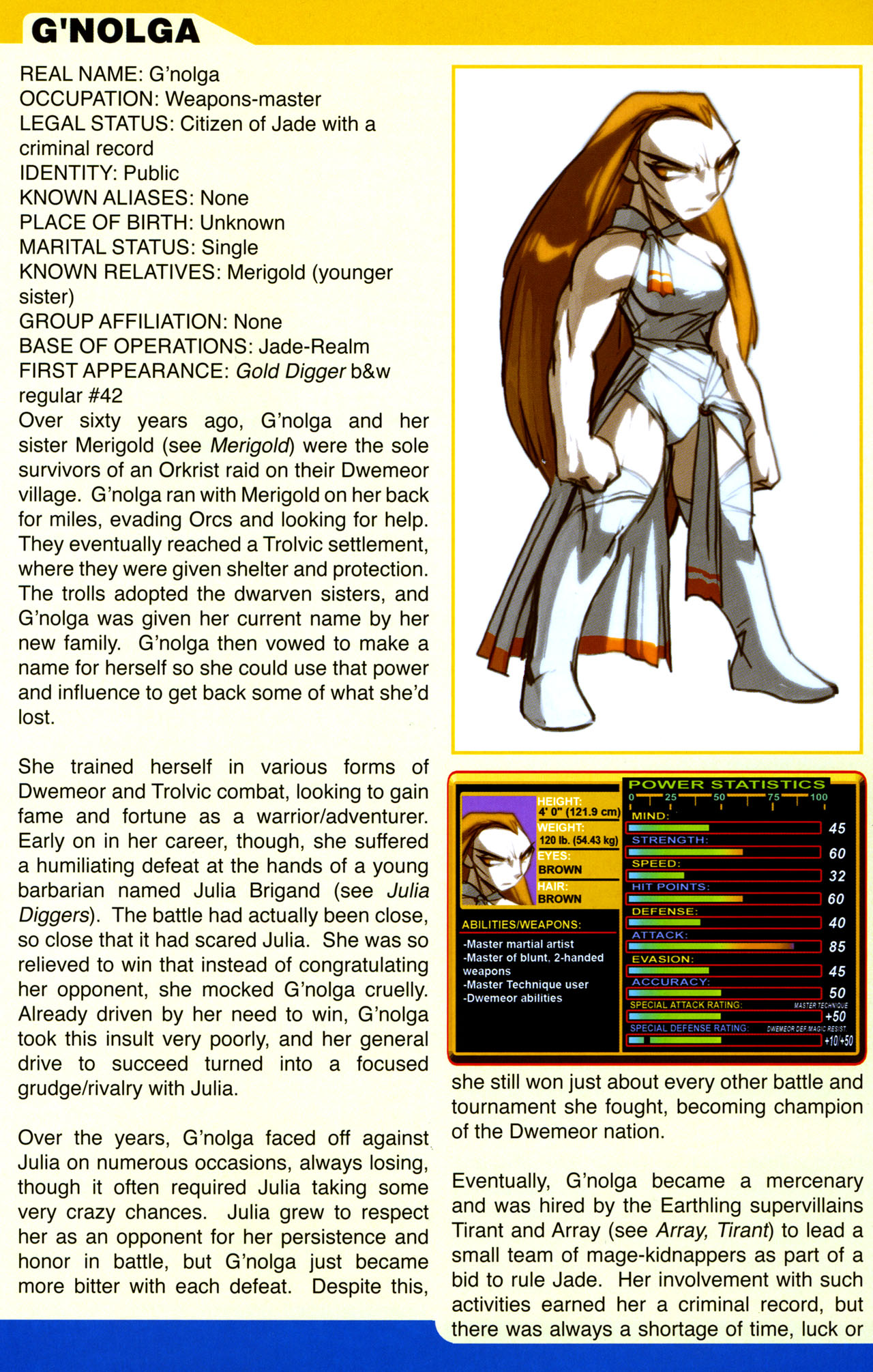 Read online Gold Digger Sourcebook: The Official Handbook of the GD Universe comic -  Issue #6 - 9