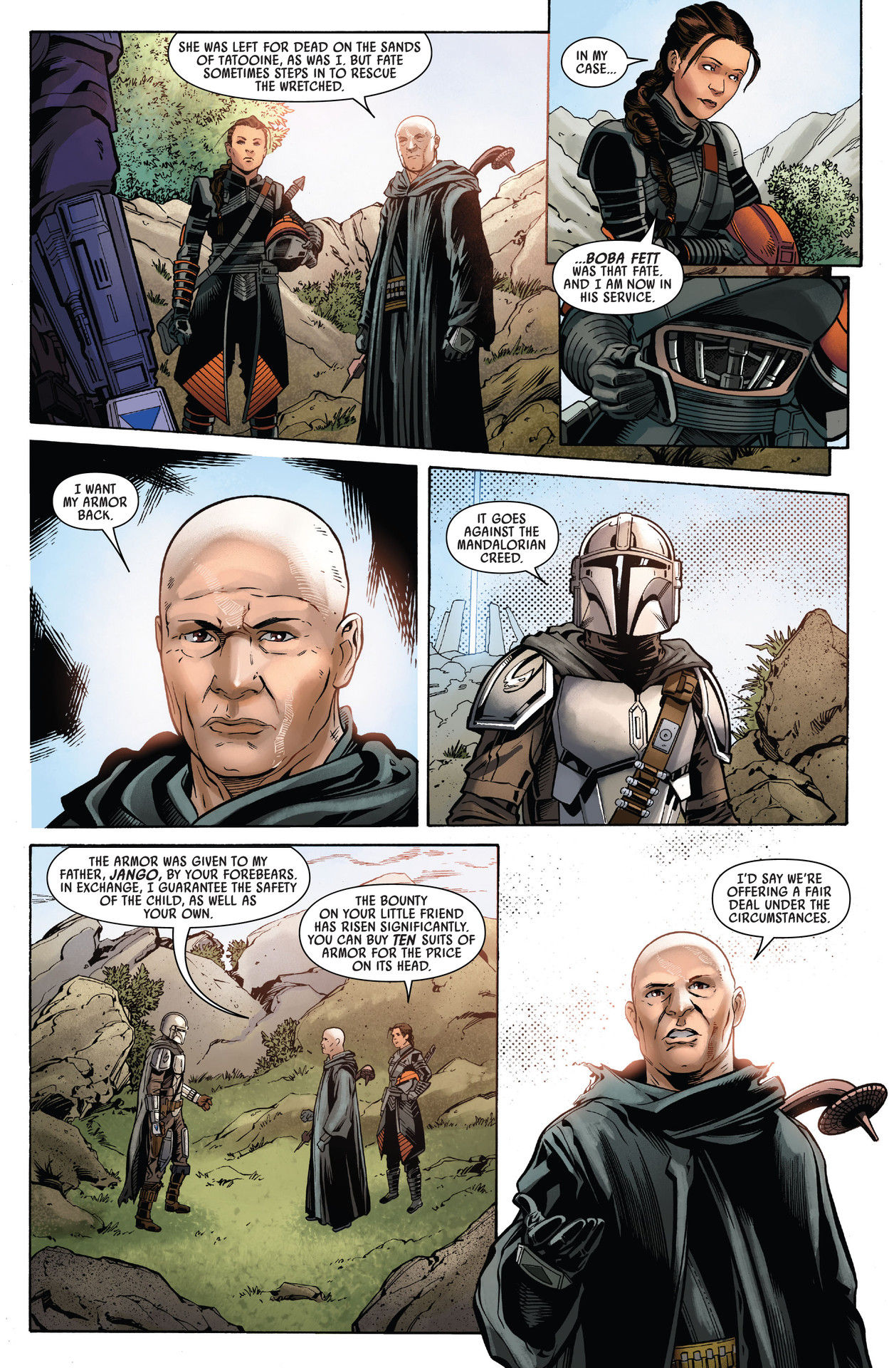 Read online Star Wars: The Mandalorian Season 2 comic -  Issue #6 - 10