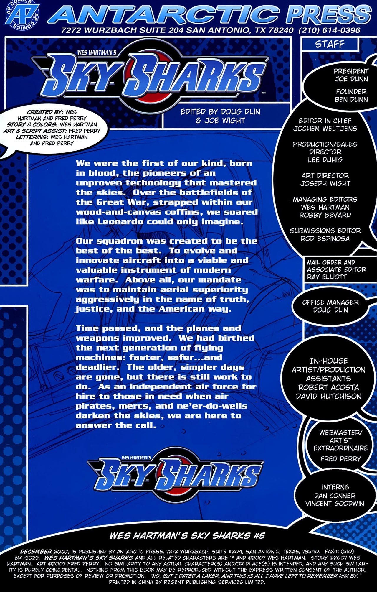 Read online Sky Sharks comic -  Issue #5 - 2