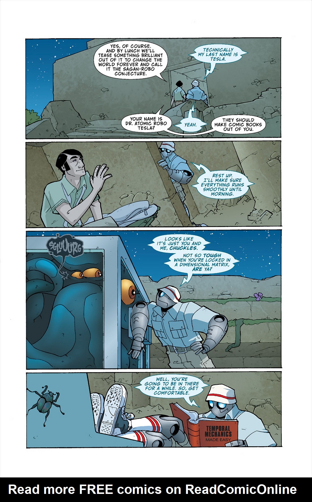 Read online Atomic Robo and the Shadow From Beyond Time comic -  Issue #4 - 14