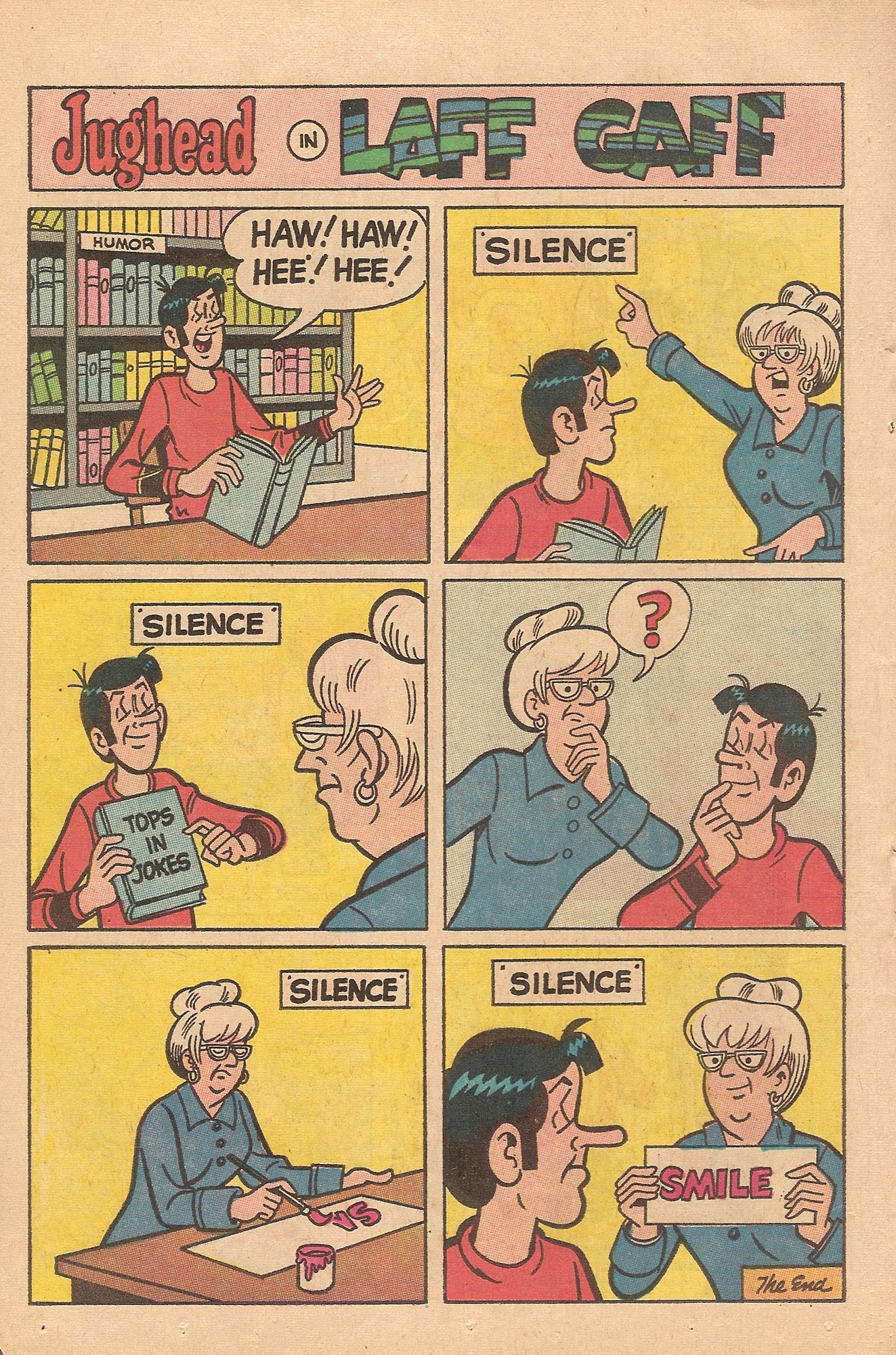 Read online Jughead's Jokes comic -  Issue #17 - 16