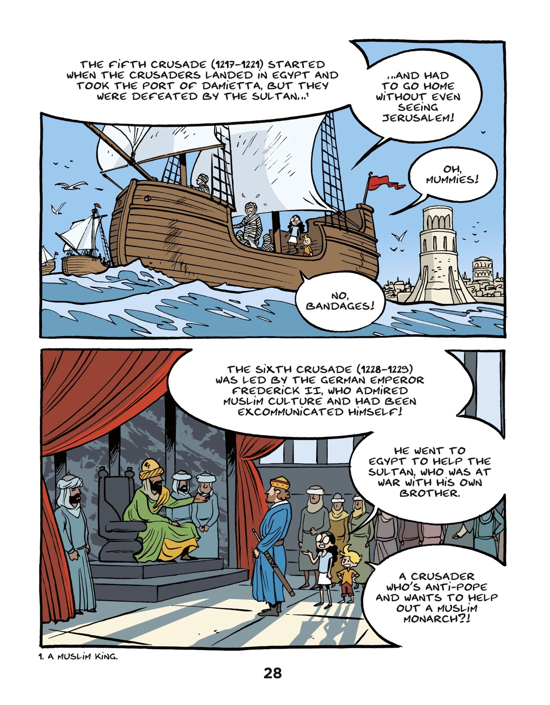 Read online On The History Trail With Ariane & Nino comic -  Issue #3 - 28