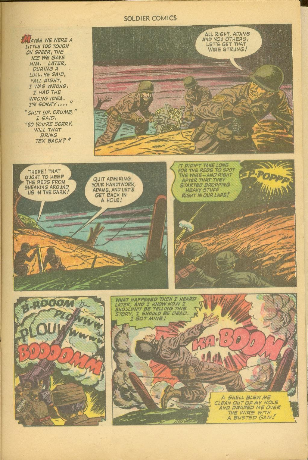 Read online Soldier Comics comic -  Issue #5 - 21