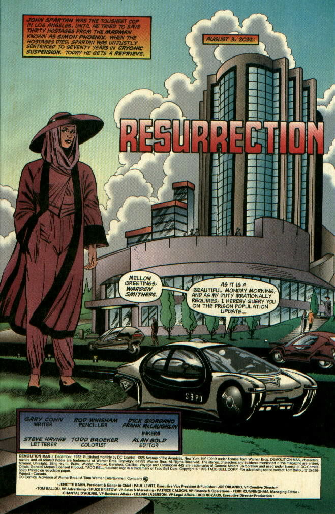 Read online Demolition Man comic -  Issue #2 - 2