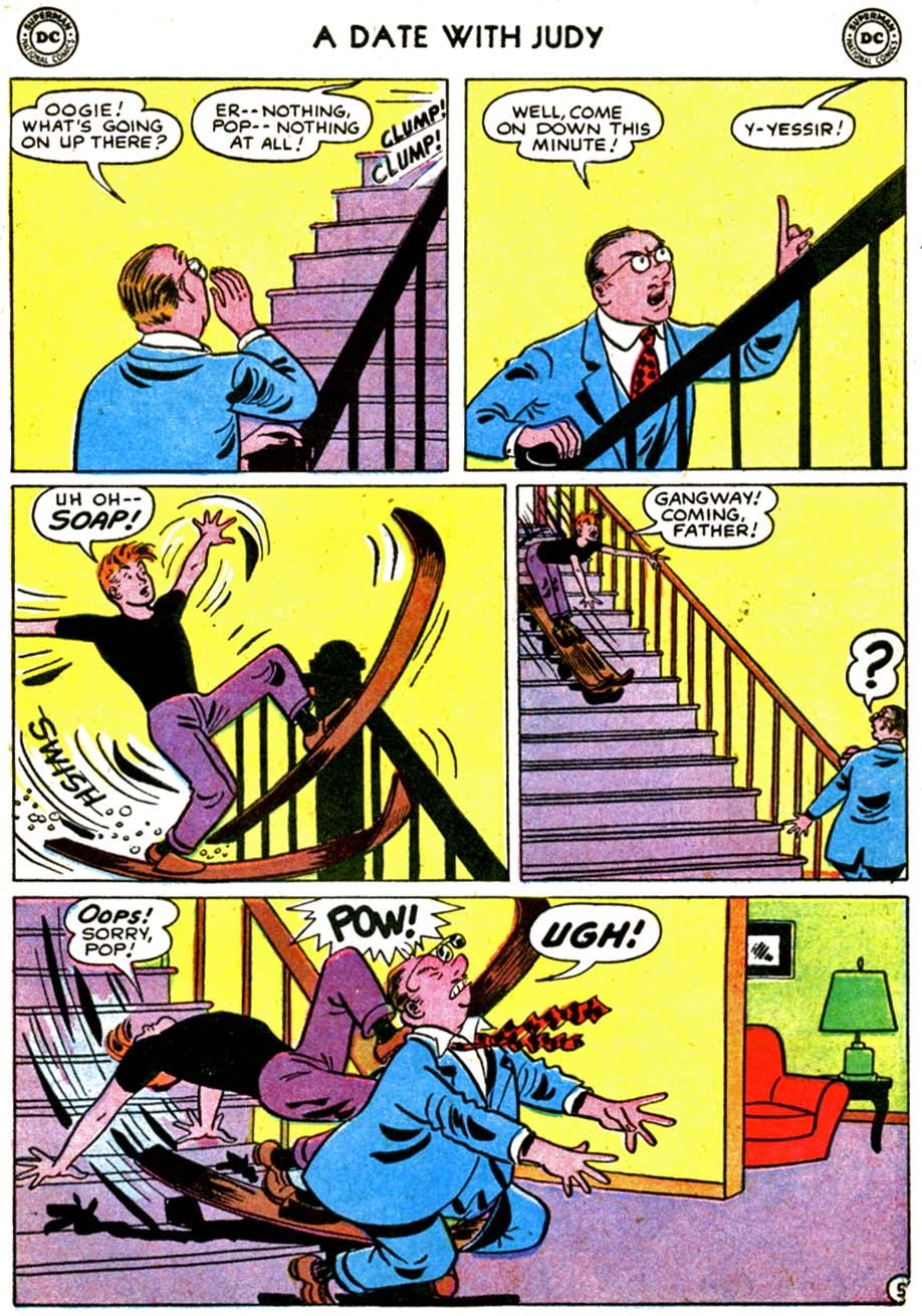 Read online A Date with Judy comic -  Issue #64 - 7