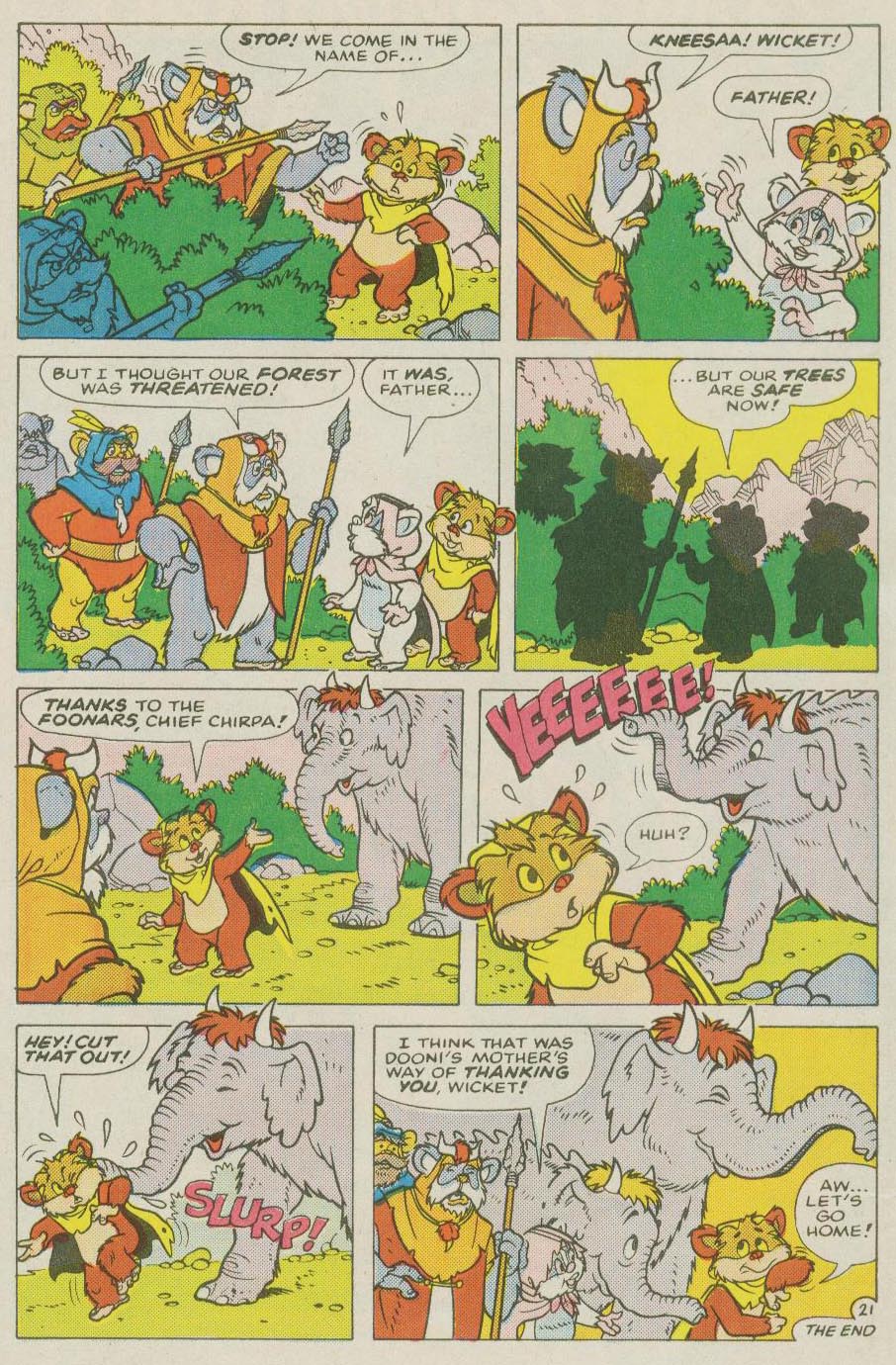 Read online Ewoks (1987) comic -  Issue #5 - 23