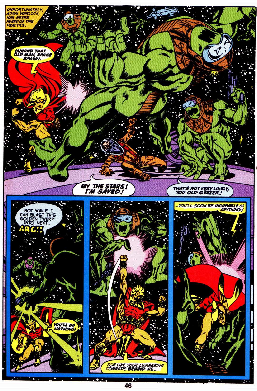 Read online Warlock (1982) comic -  Issue #4 - 48