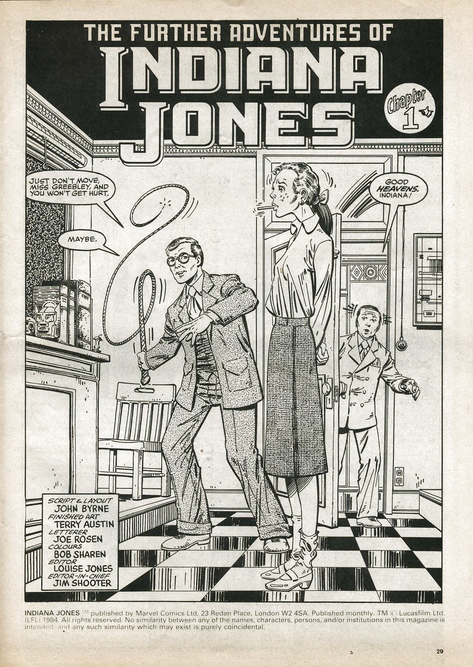 Read online Indiana Jones comic -  Issue #1 - 29