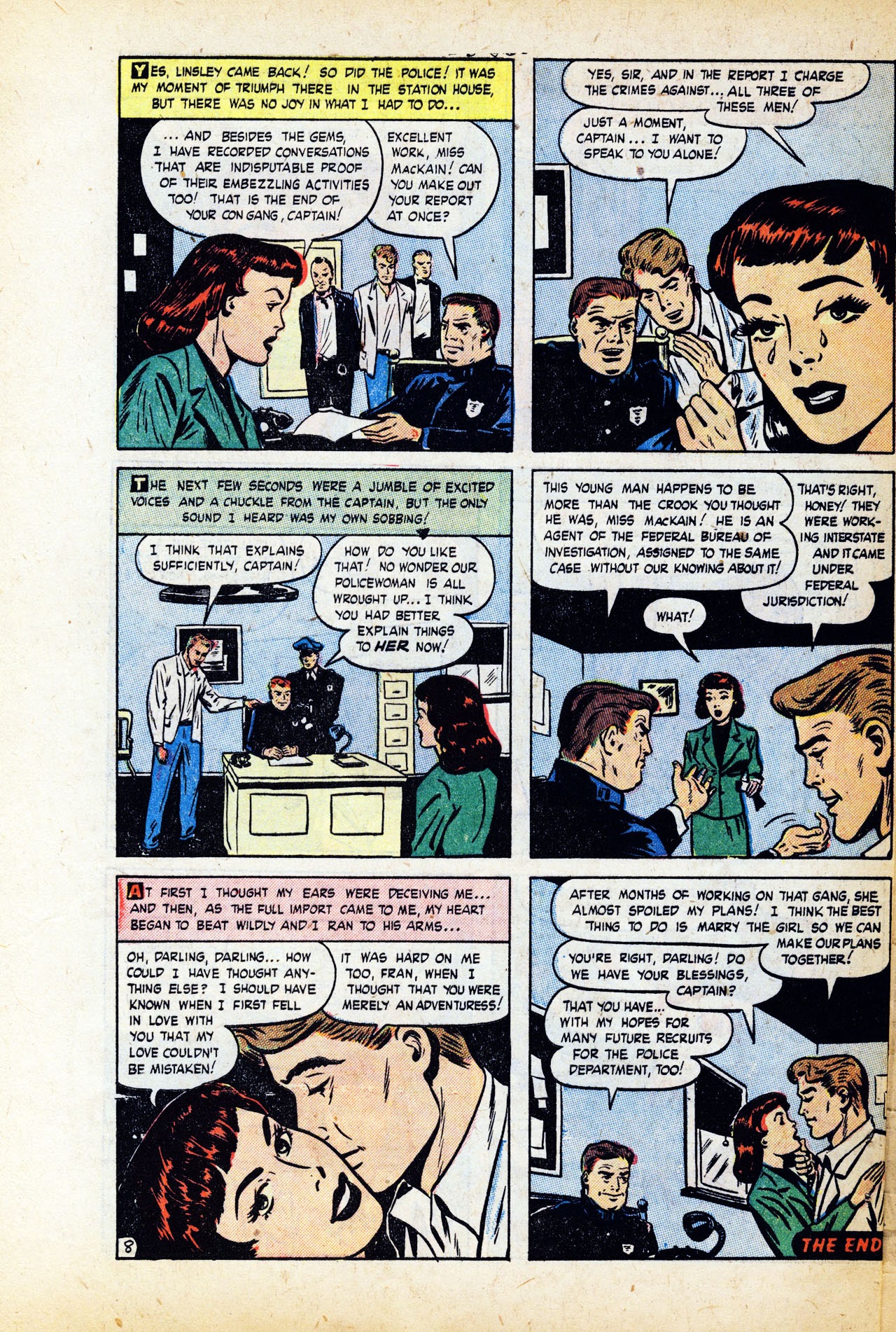 Read online My Love (1949) comic -  Issue #3 - 32