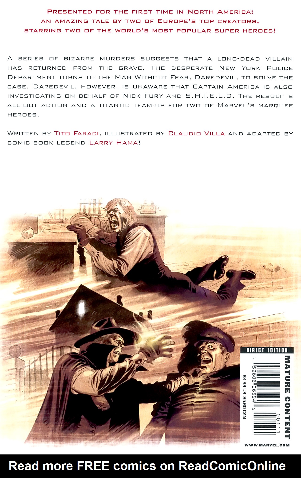 Read online Daredevil & Captain America: Dead On Arrival comic -  Issue # Full - 52