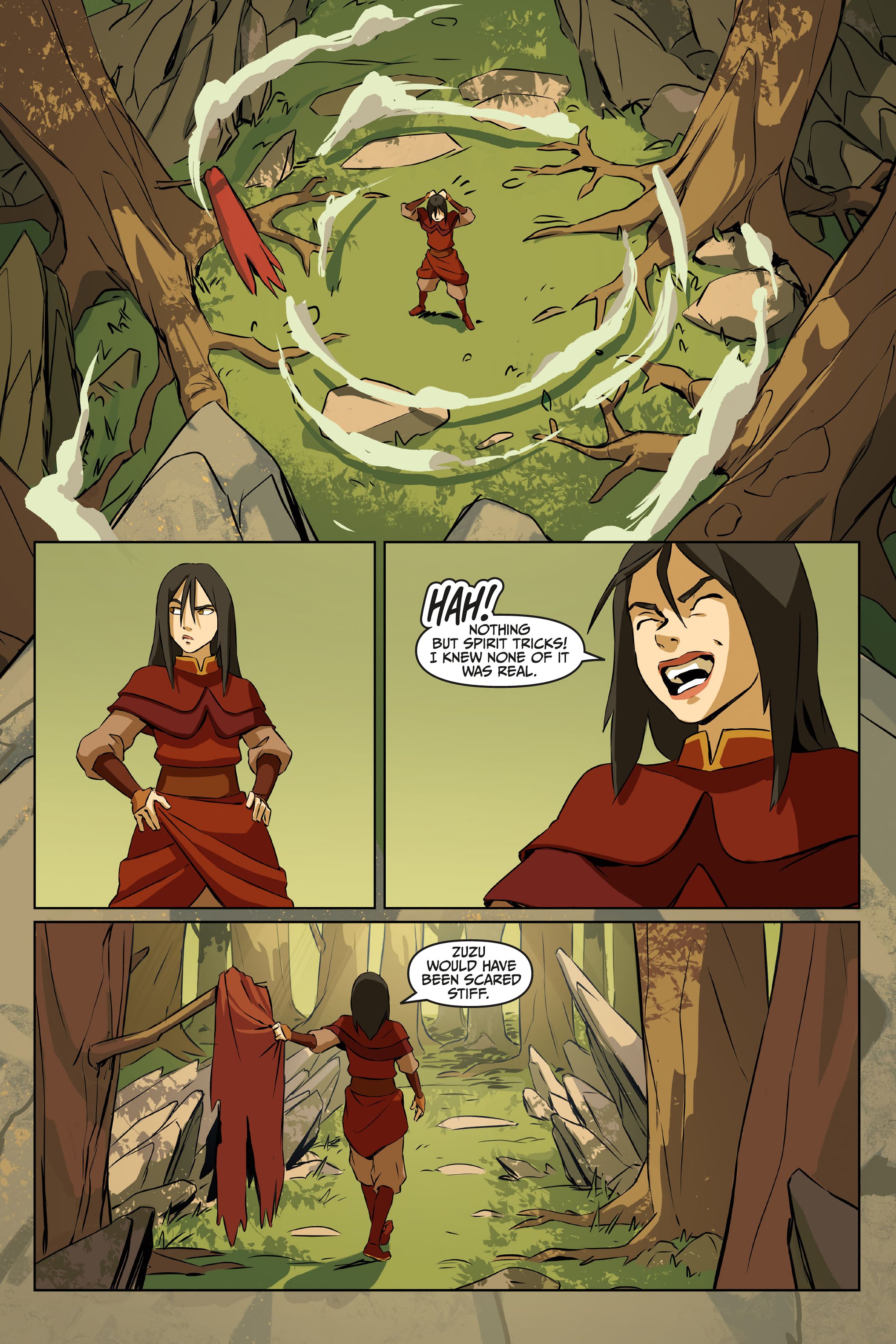 Read online Avatar: The Last Airbender - Azula in the Spirit Temple comic -  Issue # TPB - 73