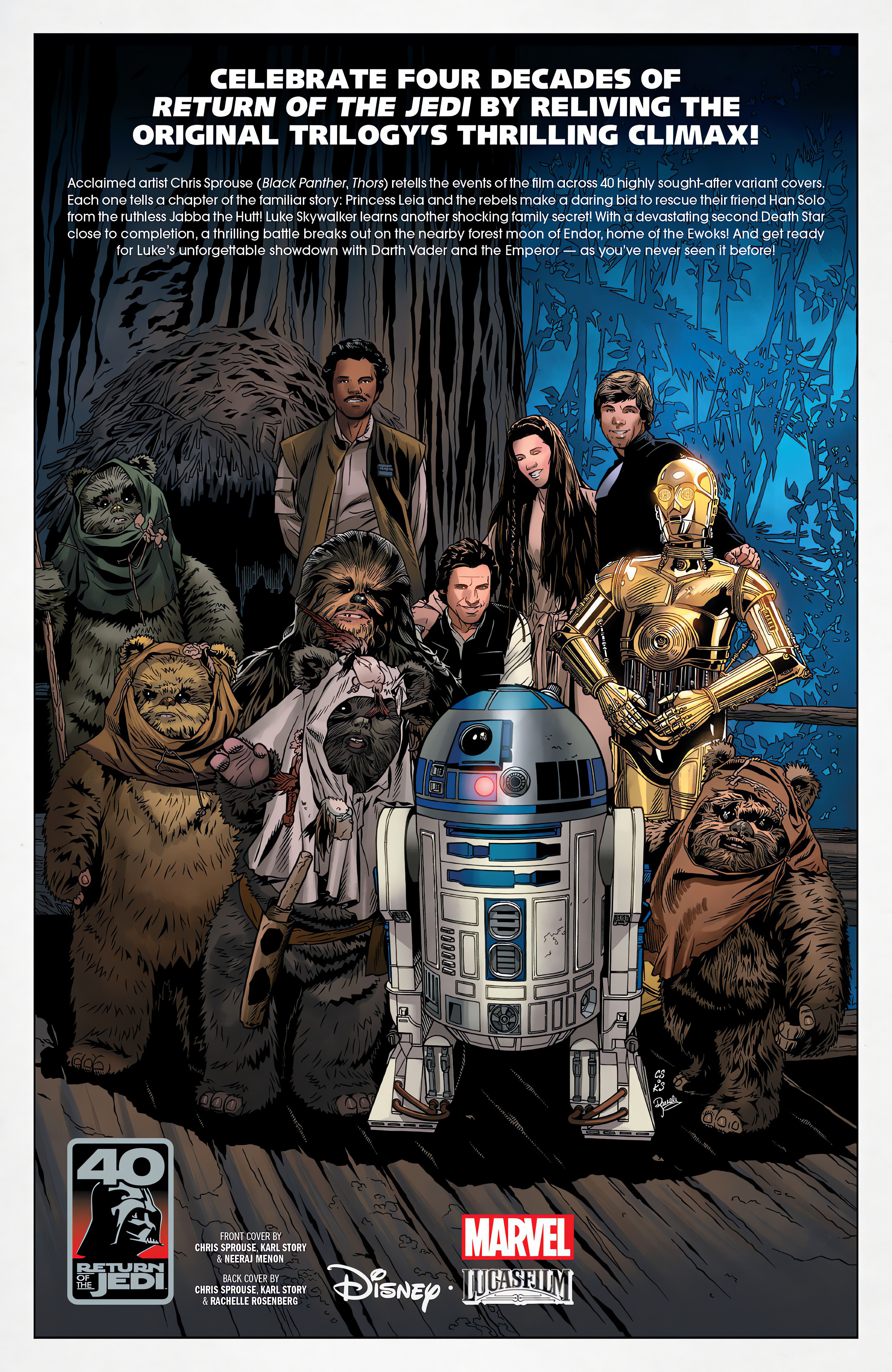 Read online Star Wars: Return of the Jedi - The 40th Anniversary Covers by Chris Sprouse comic -  Issue # Full - 54