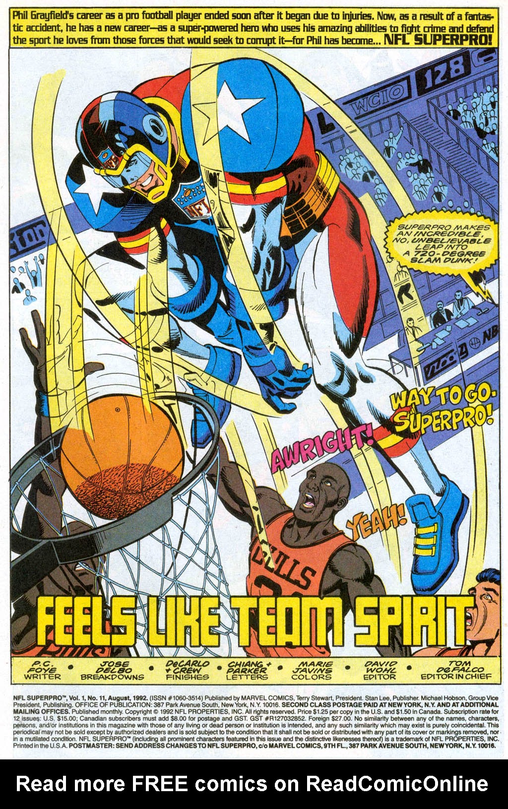 Read online NFL SuperPro comic -  Issue #11 - 2