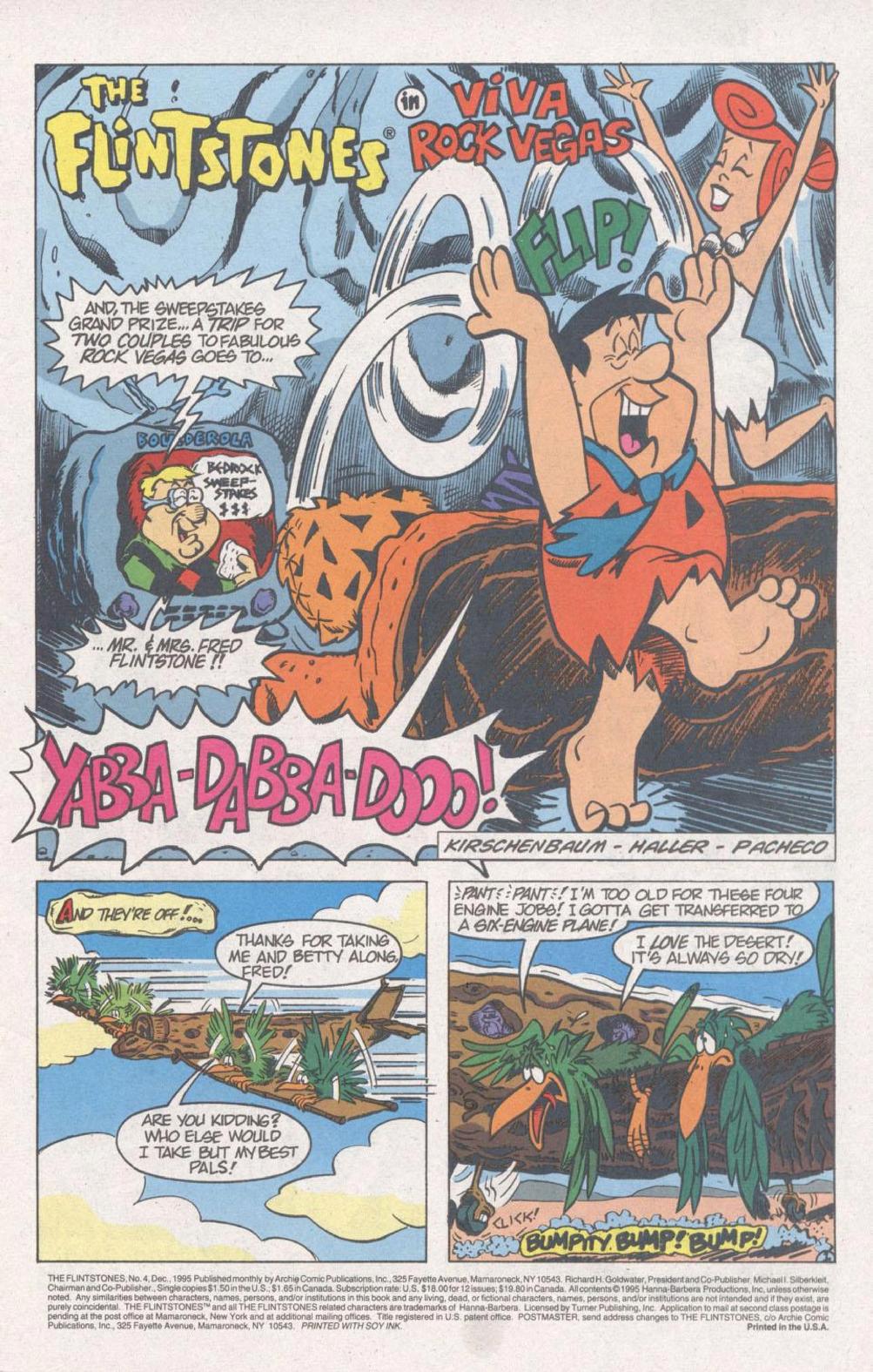 Read online The Flintstones (1995) comic -  Issue #4 - 2