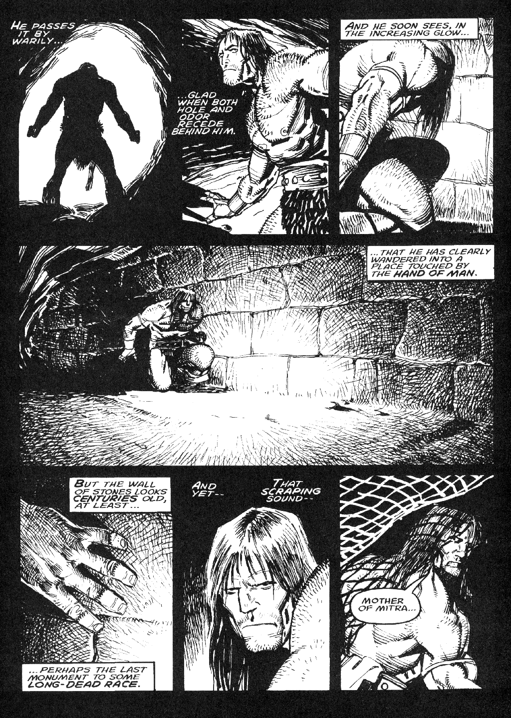 Read online The Savage Sword Of Conan comic -  Issue #219 - 23