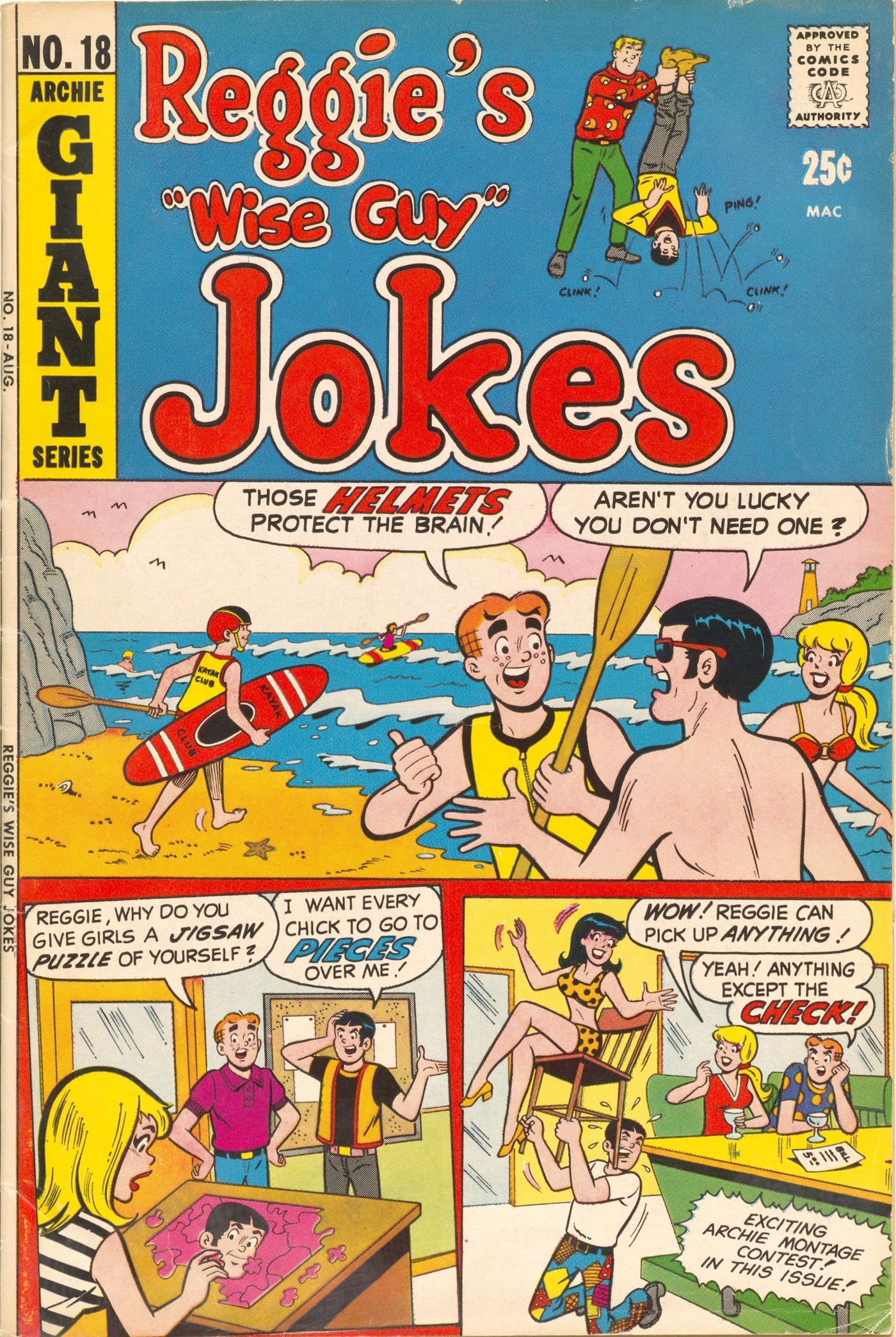 Read online Reggie's Wise Guy Jokes comic -  Issue #18 - 1
