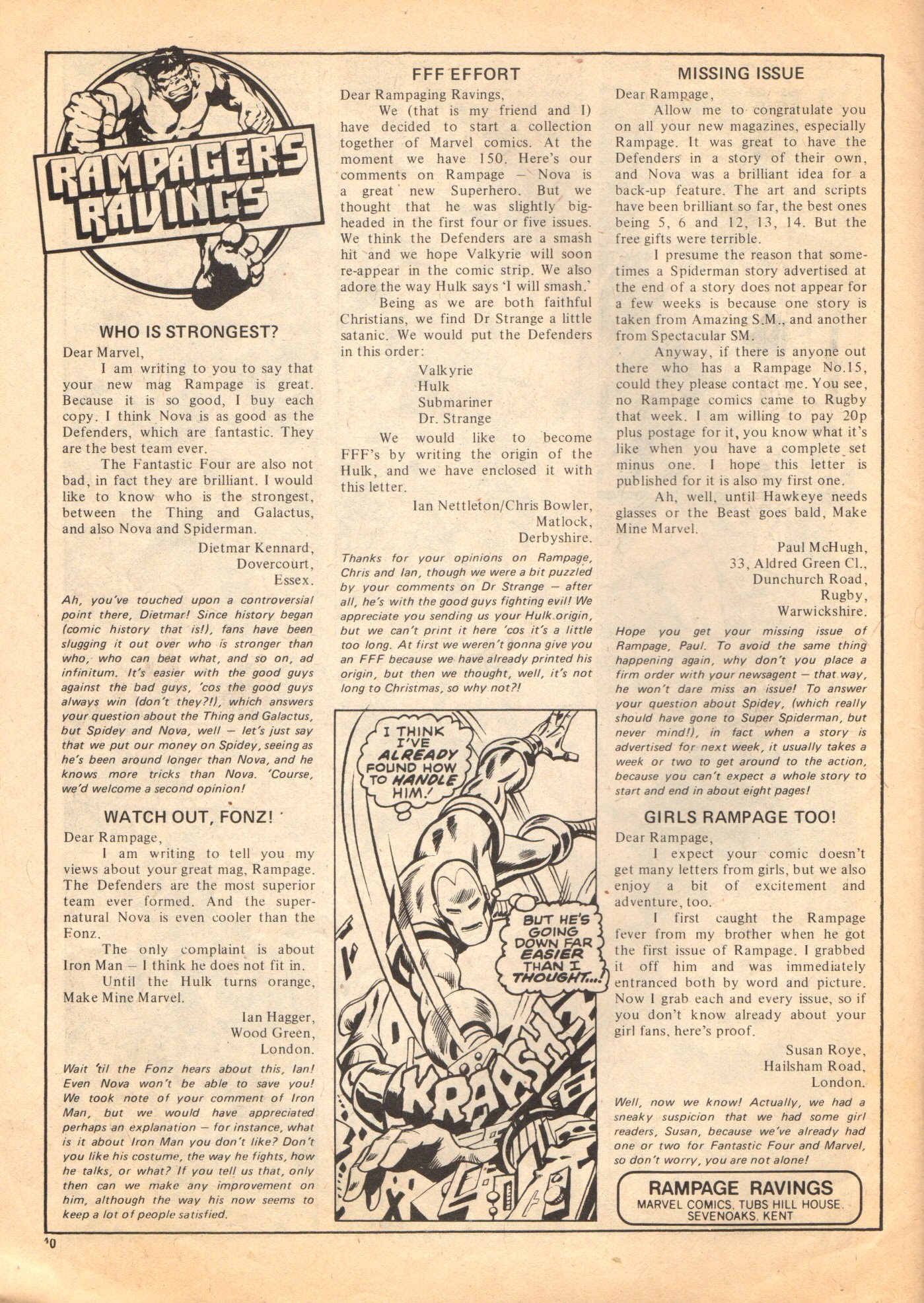 Read online Rampage (1977) comic -  Issue #24 - 10