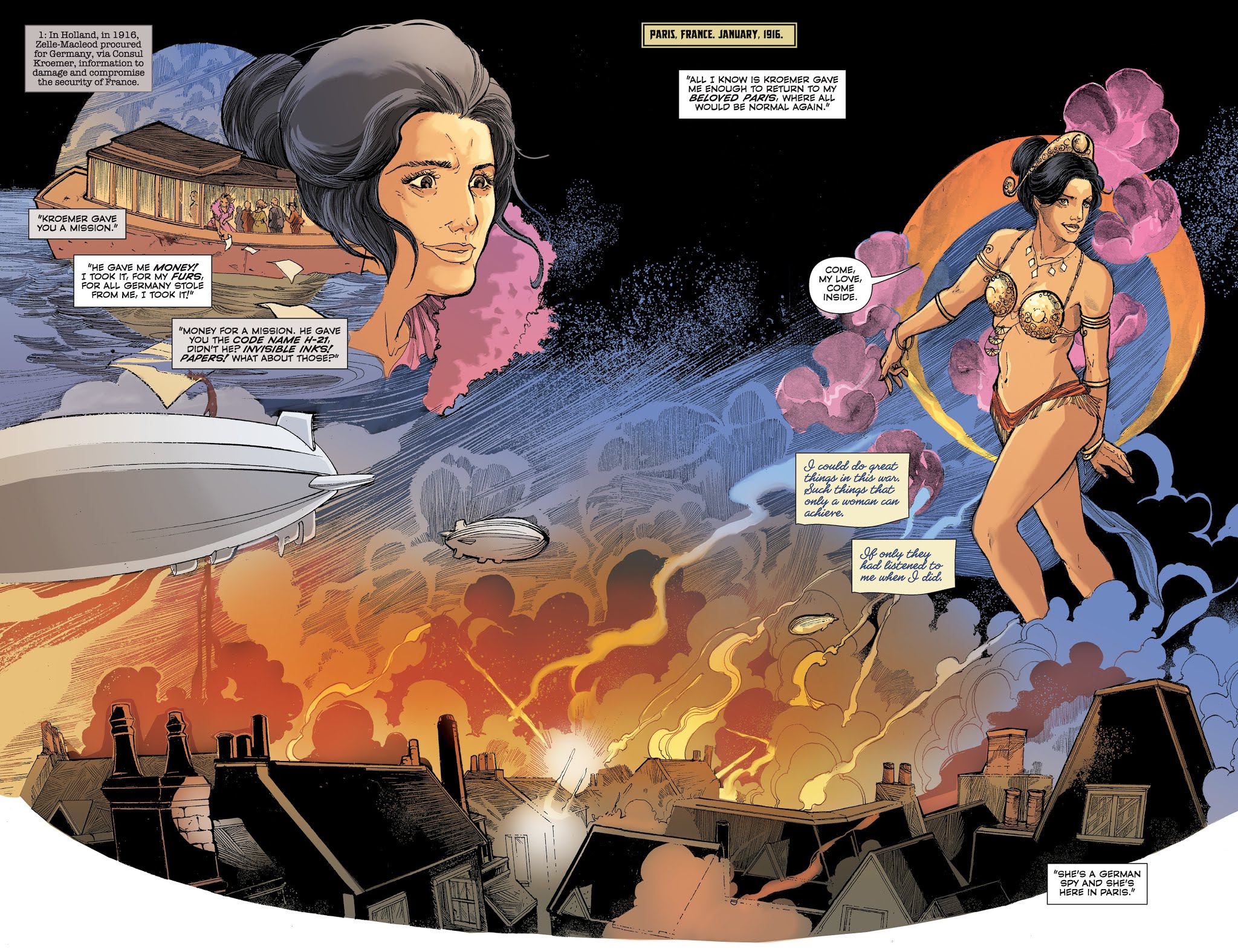 Read online Mata Hari comic -  Issue #5 - 6