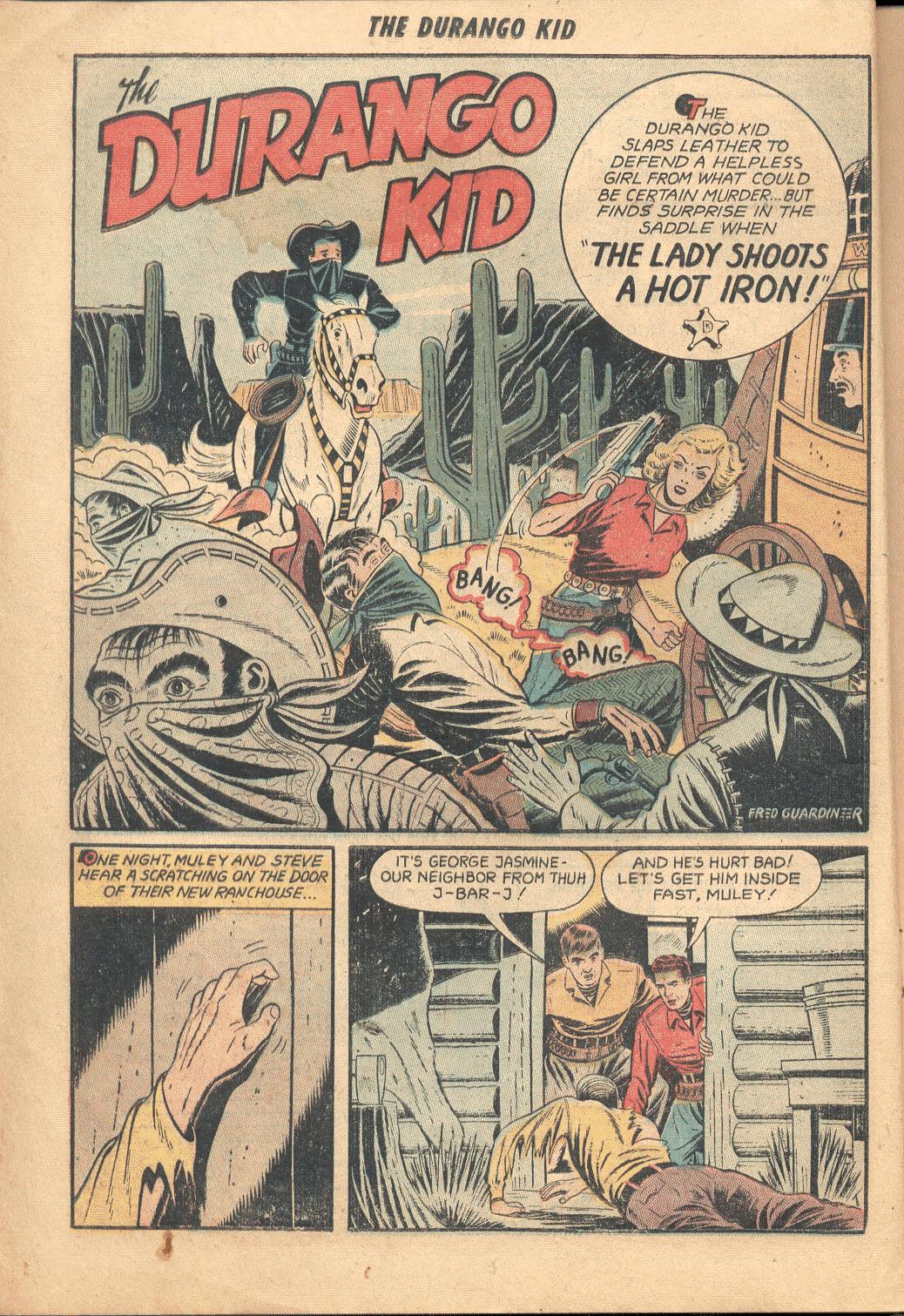 Read online Charles Starrett as The Durango Kid comic -  Issue #20 - 12