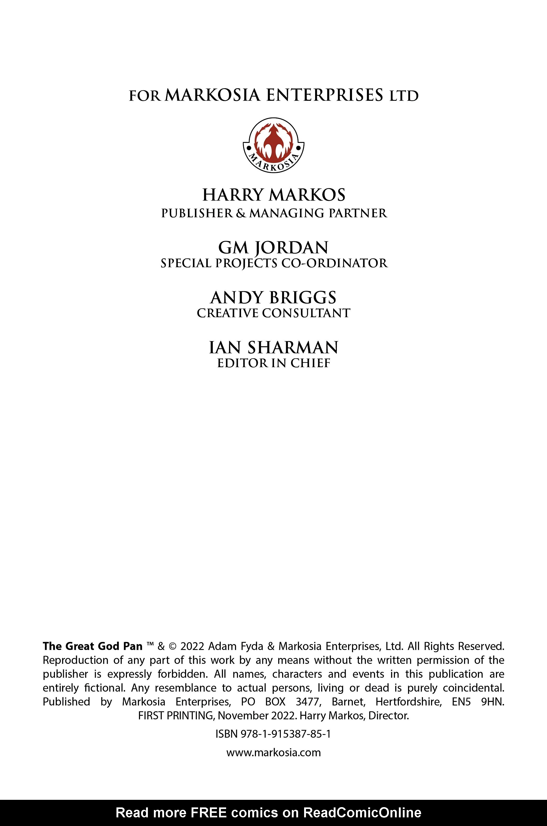 Read online The Great God Pan comic -  Issue # TPB - 3