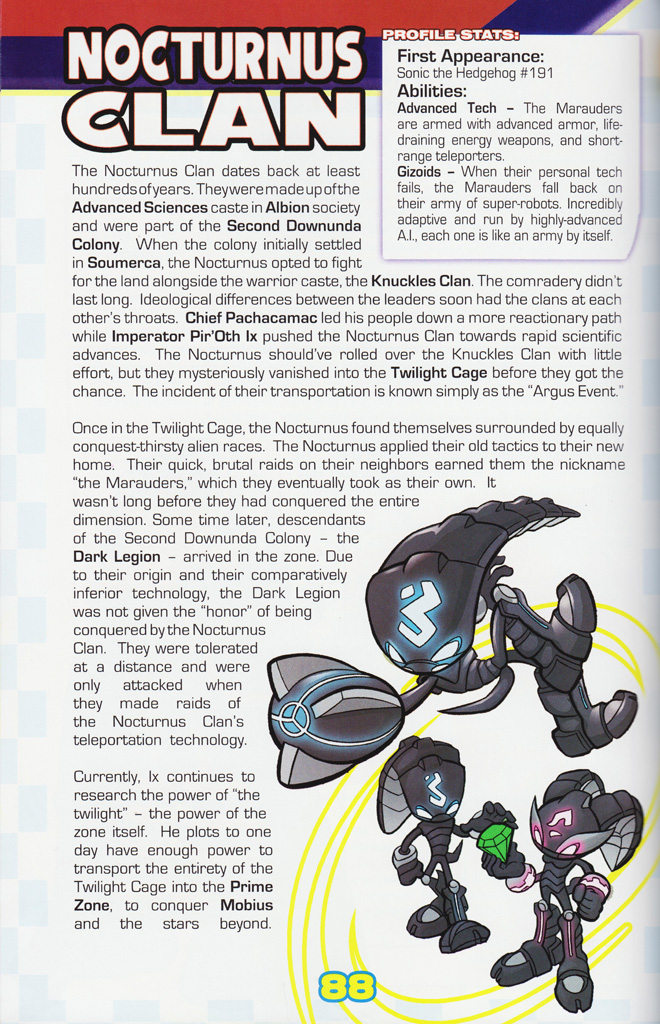 Read online Sonic the Hedgehog: The Complete Sonic Comic Encyclopedia comic -  Issue # TPB - 90