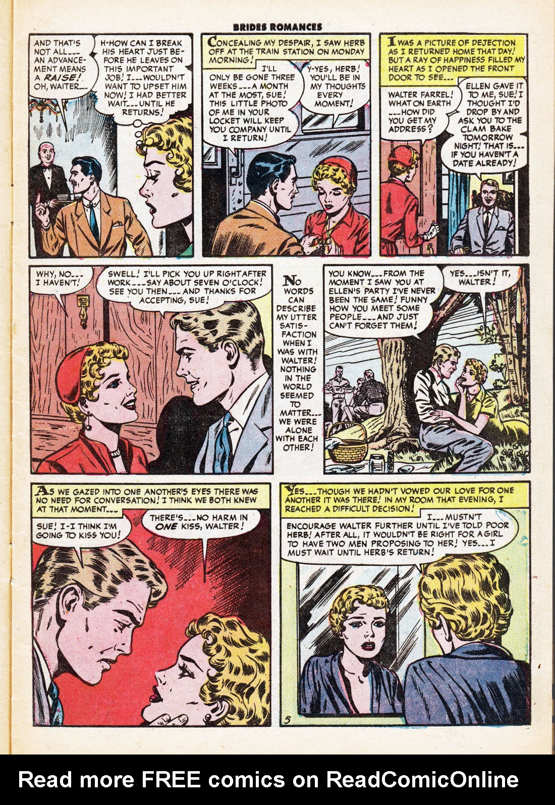Read online Brides Romances comic -  Issue #6 - 7