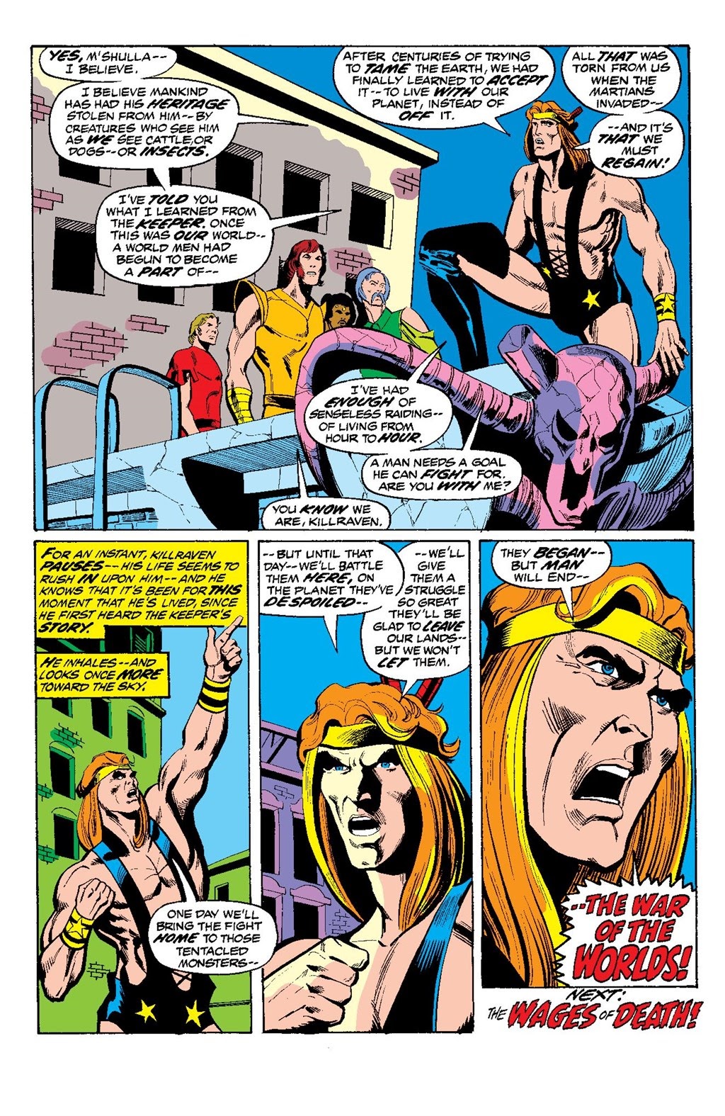 Read online Killraven Epic Collection: Warrior of the Worlds comic -  Issue # TPB (Part 1) - 45