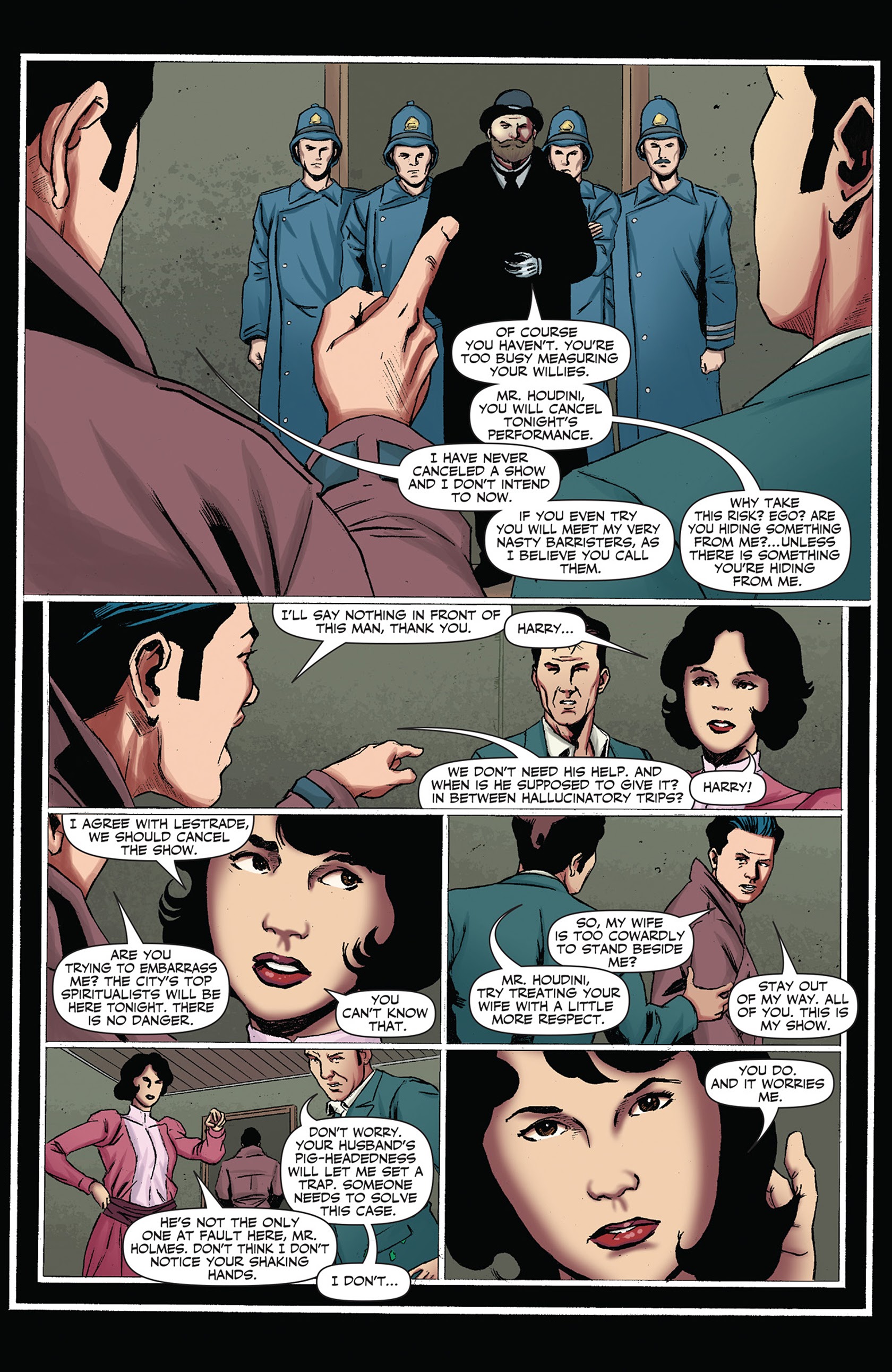 Read online Sherlock Holmes vs. Harry Houdini comic -  Issue #3 - 9