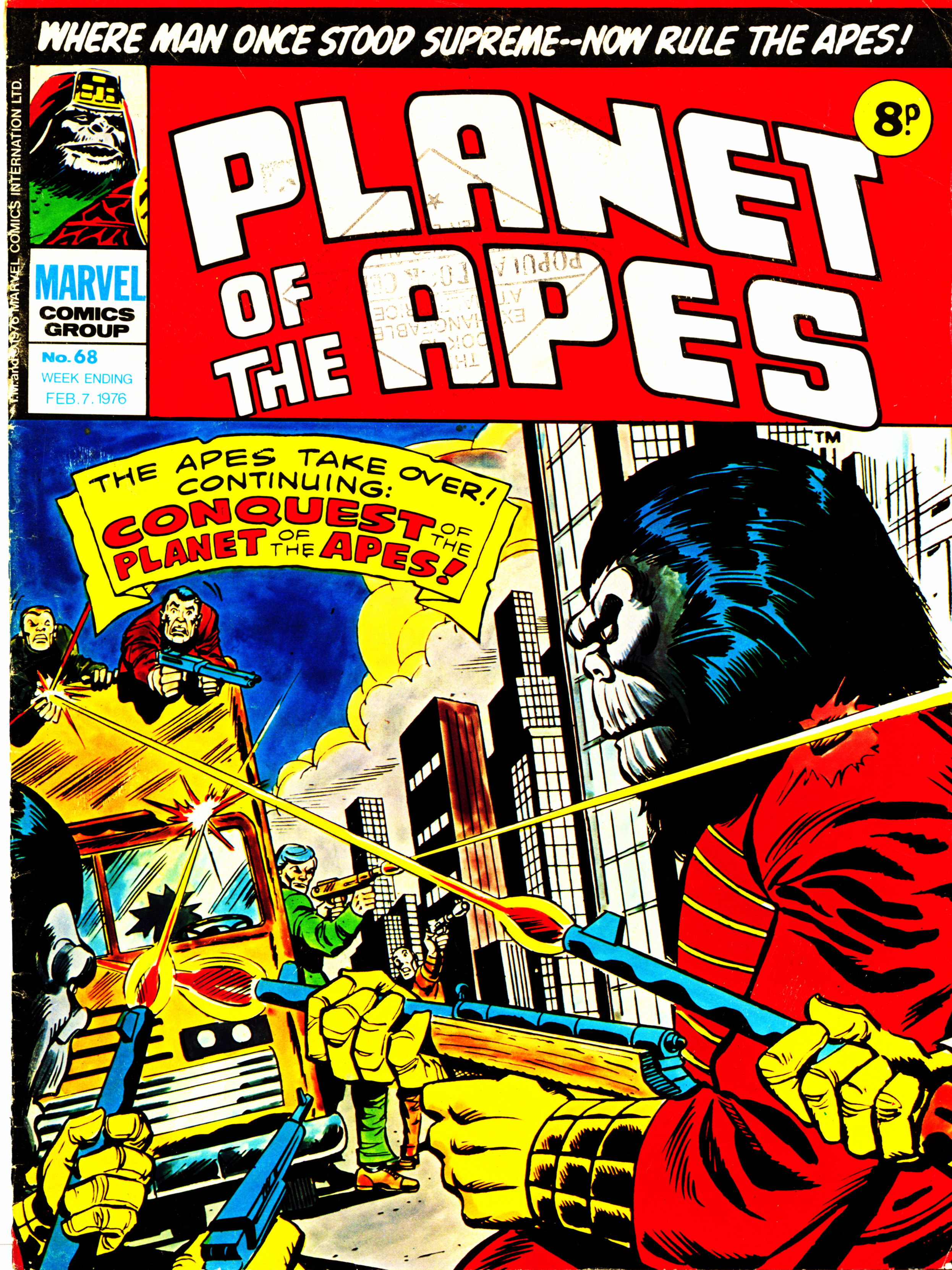Read online Planet of the Apes (1974) comic -  Issue #68 - 1