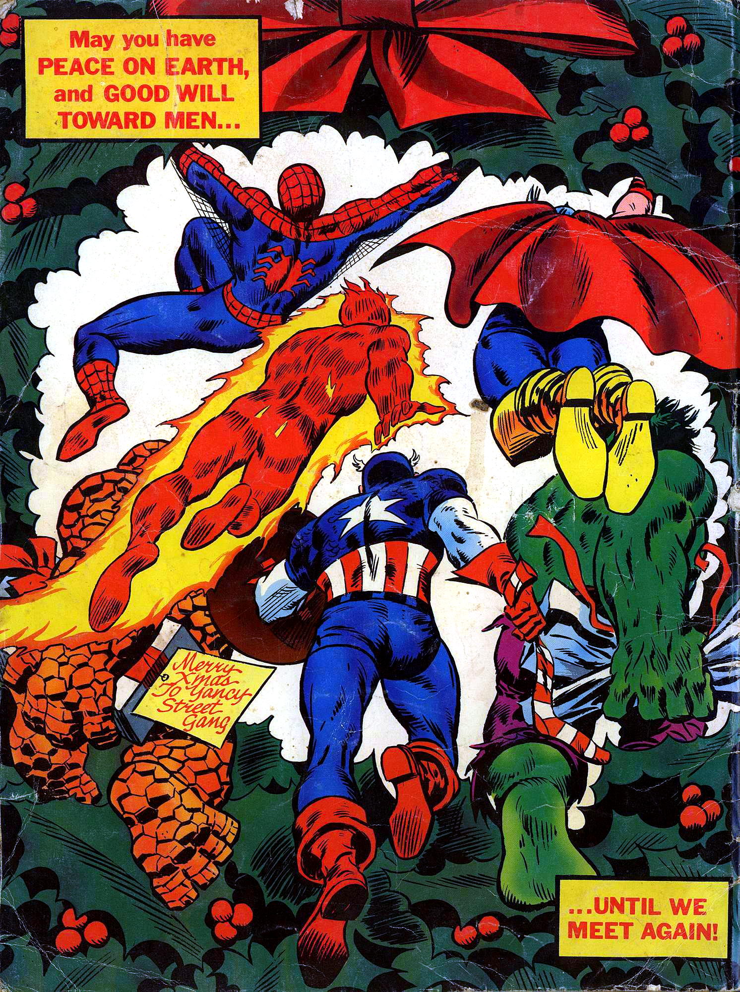 Read online Marvel Treasury Special, Giant Superhero Holiday Grab-Bag comic -  Issue # TPB - 105