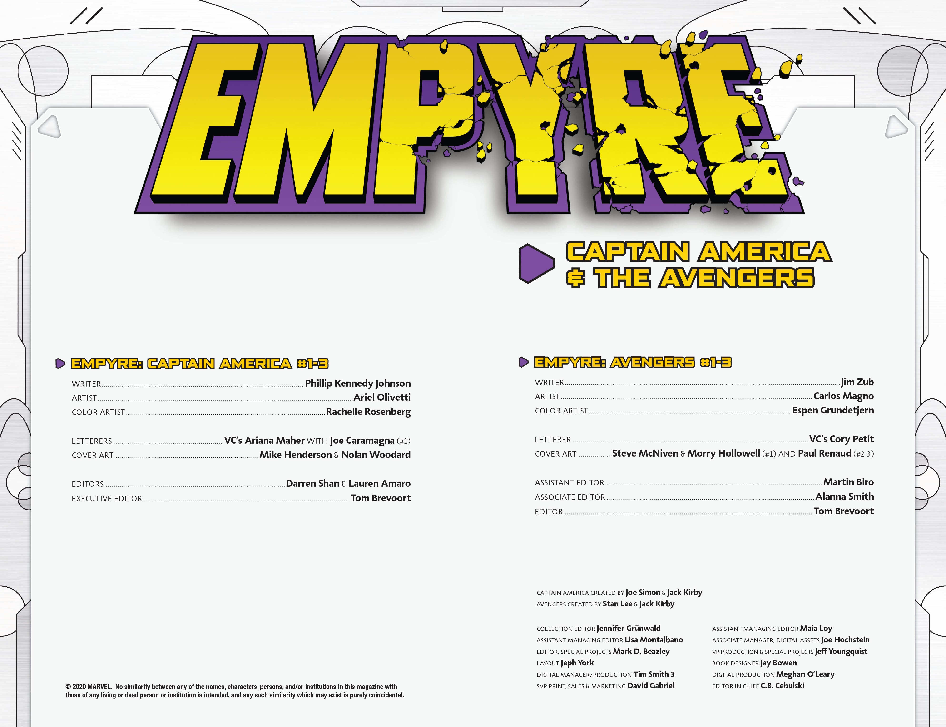Read online Empyre: Captain America & The Avengers comic -  Issue # TPB - 3