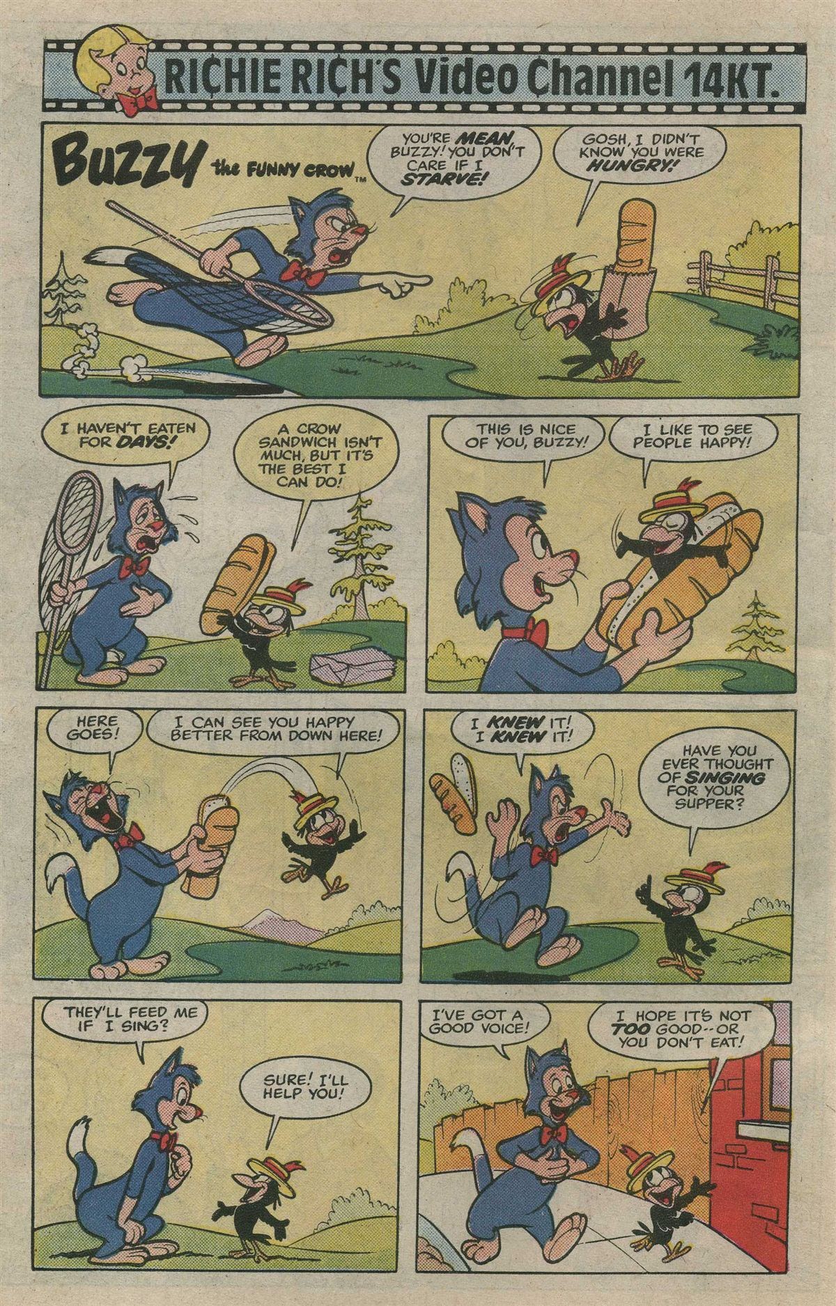 Read online Harvey Hits Comics comic -  Issue #6 - 10