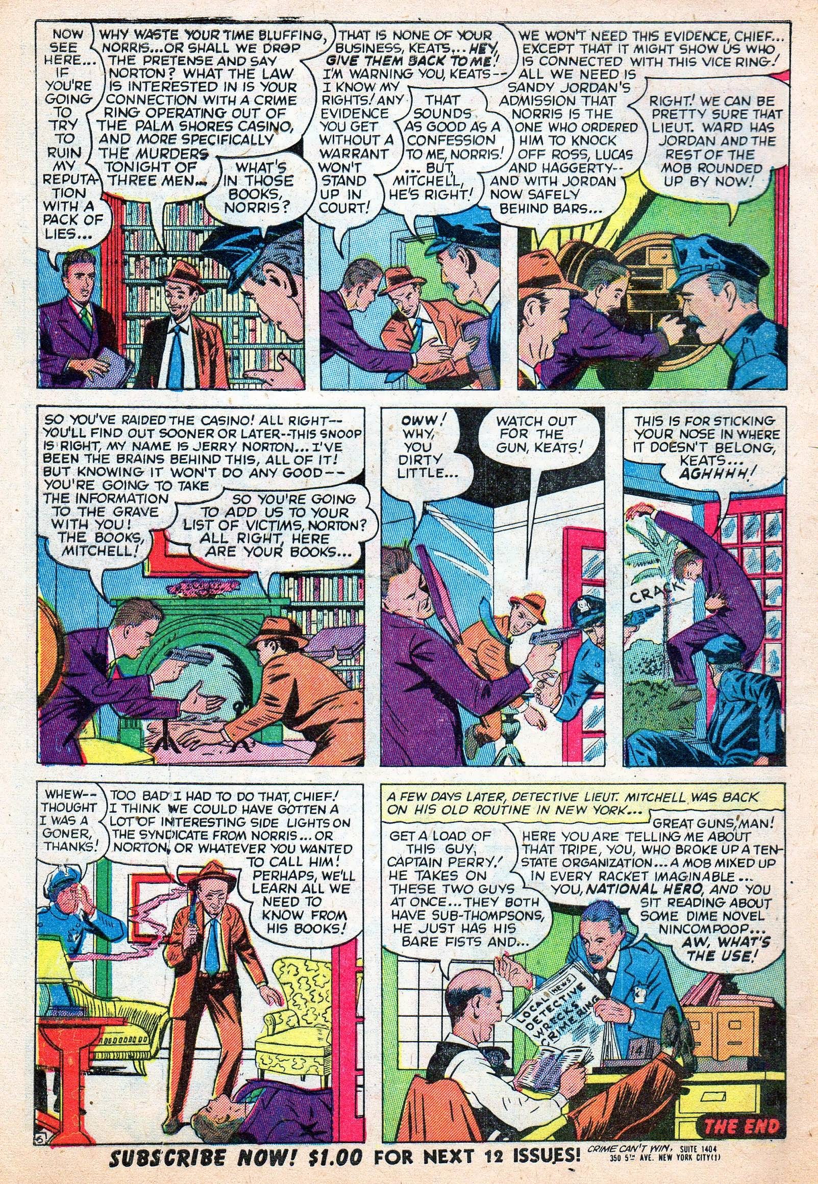 Read online Crime Can't Win comic -  Issue #5 - 32