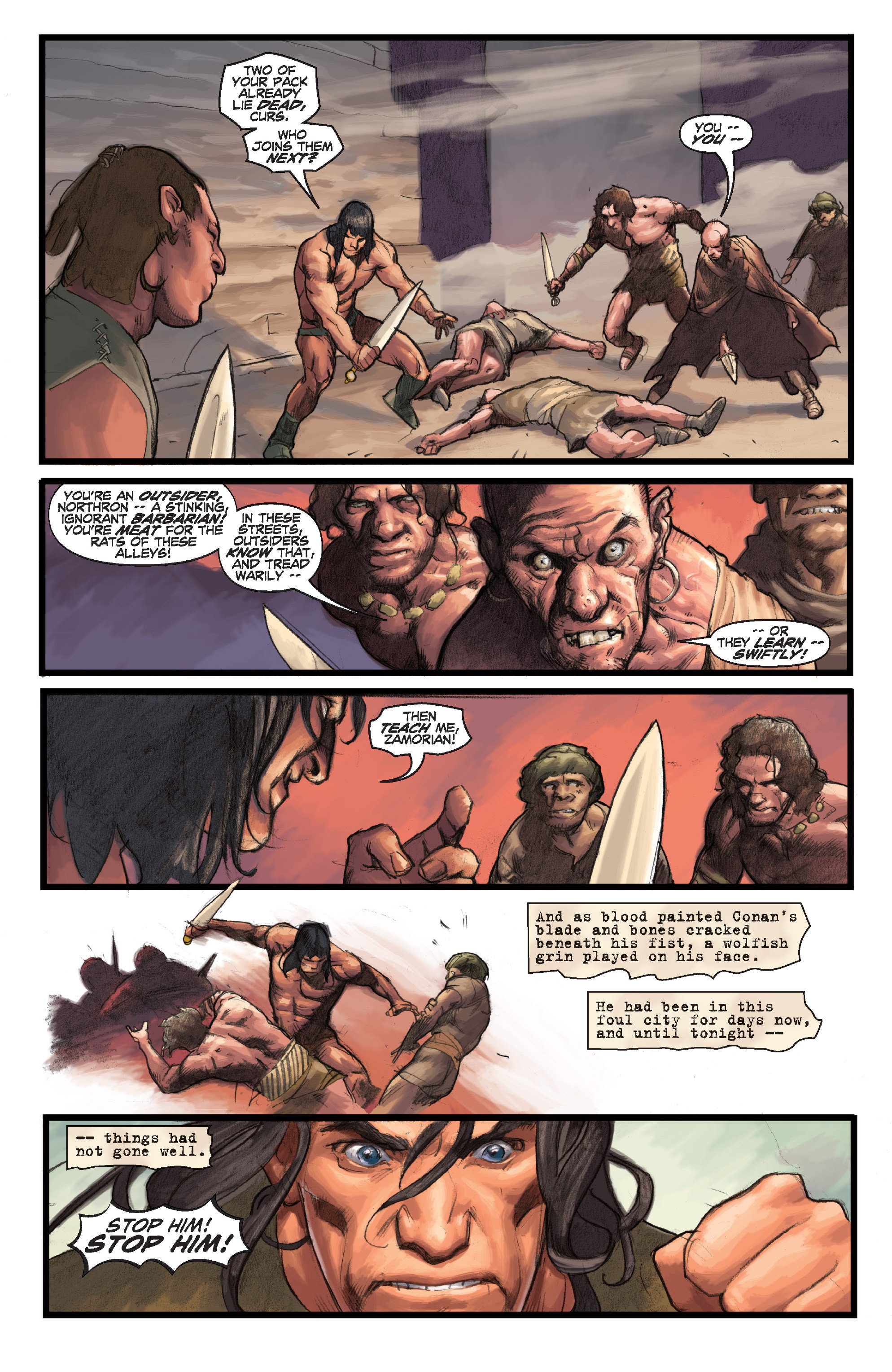 Read online Conan Chronicles Epic Collection comic -  Issue # TPB Out of the Darksome Hills (Part 4) - 90