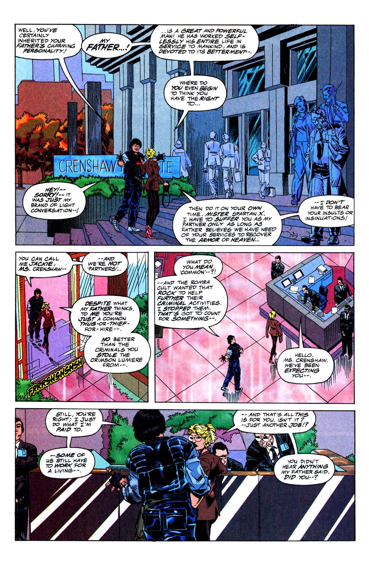 Read online Jackie Chan's Spartan X: The Armour of Heaven comic -  Issue #1 - 17