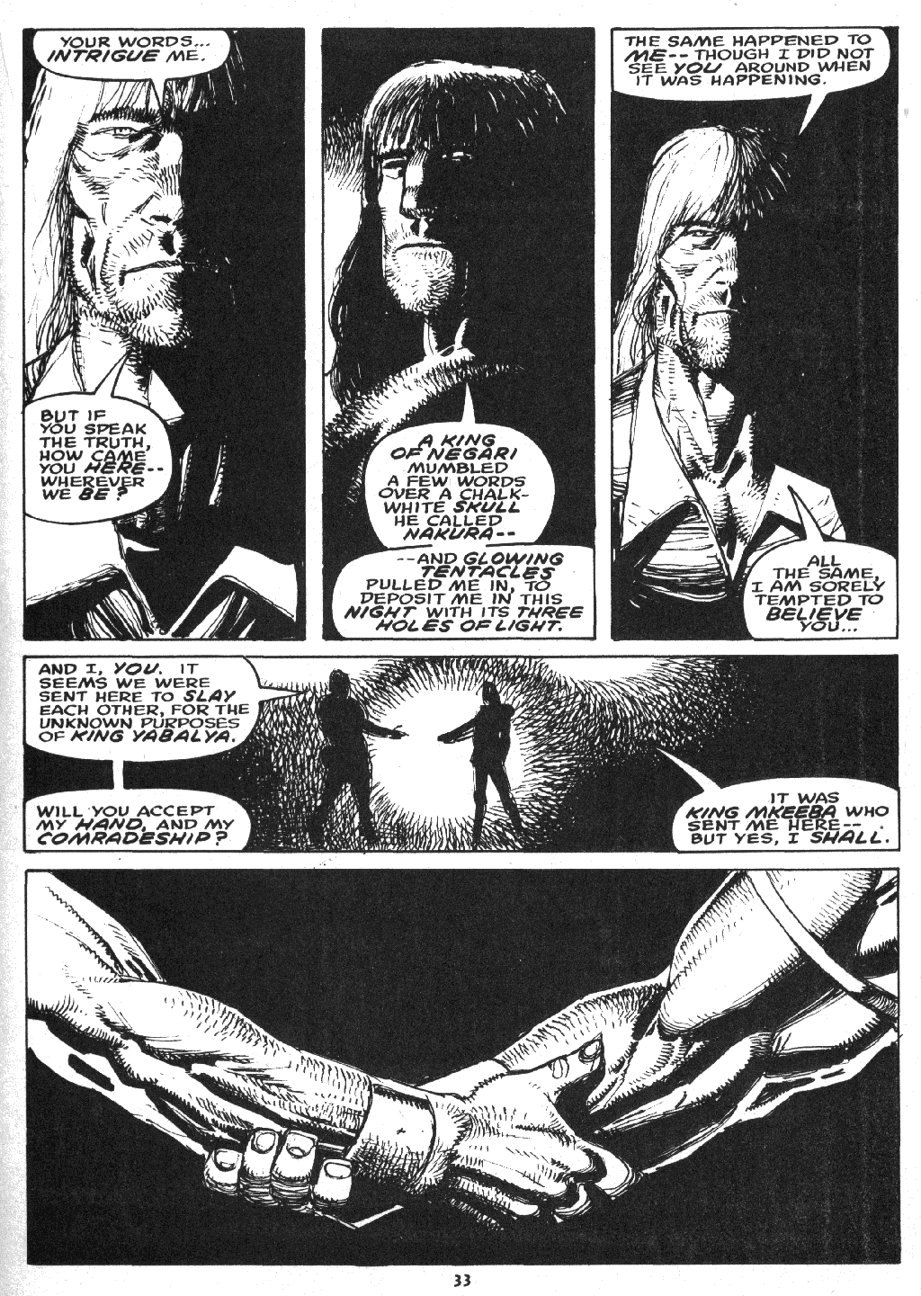 Read online The Savage Sword Of Conan comic -  Issue #219 - 34