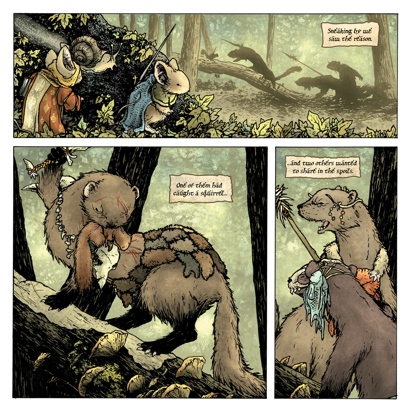 Read online Mouse Guard: The Black Axe comic -  Issue #1 - 18
