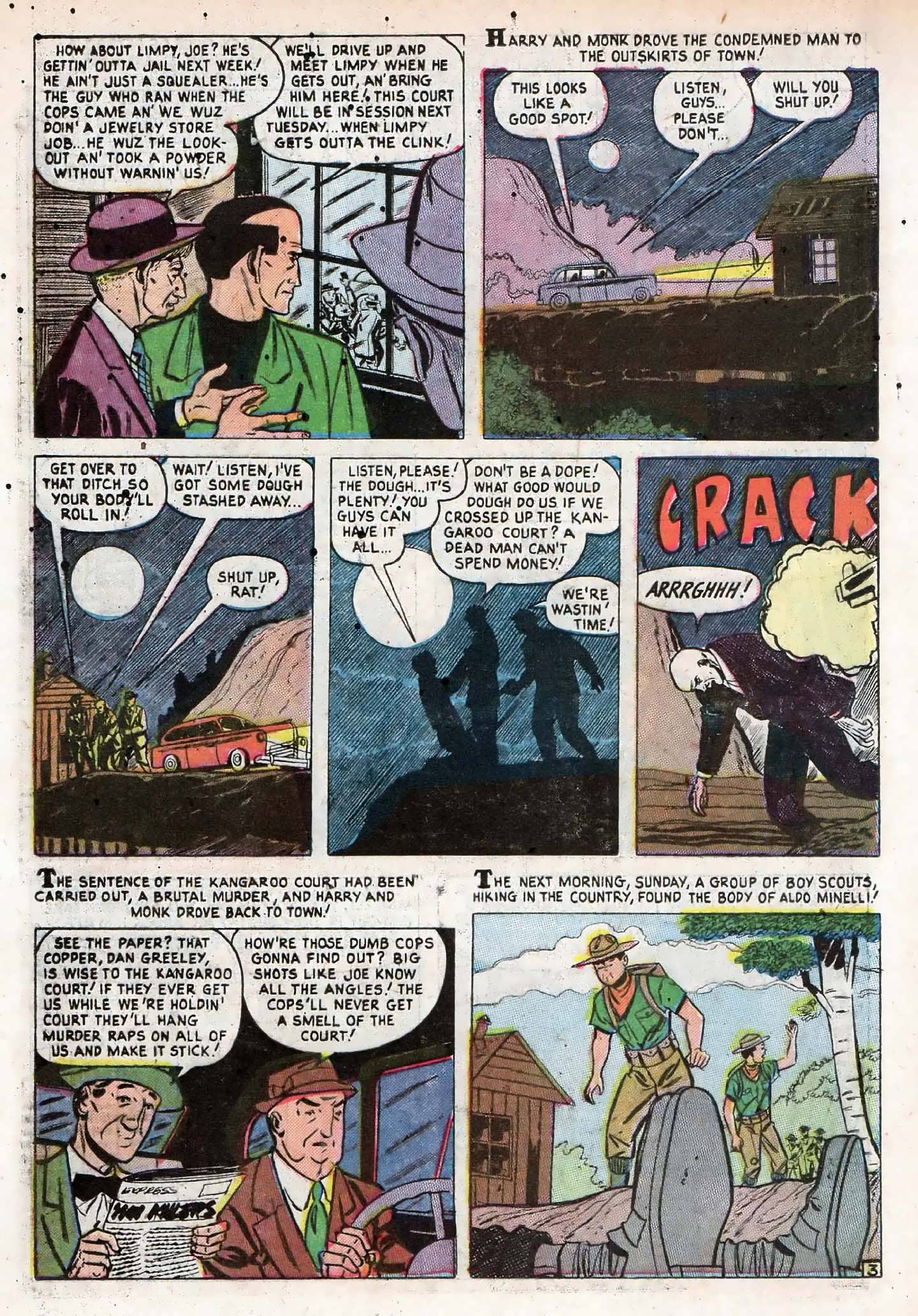 Read online Crime Cases Comics (1951) comic -  Issue #12 - 22